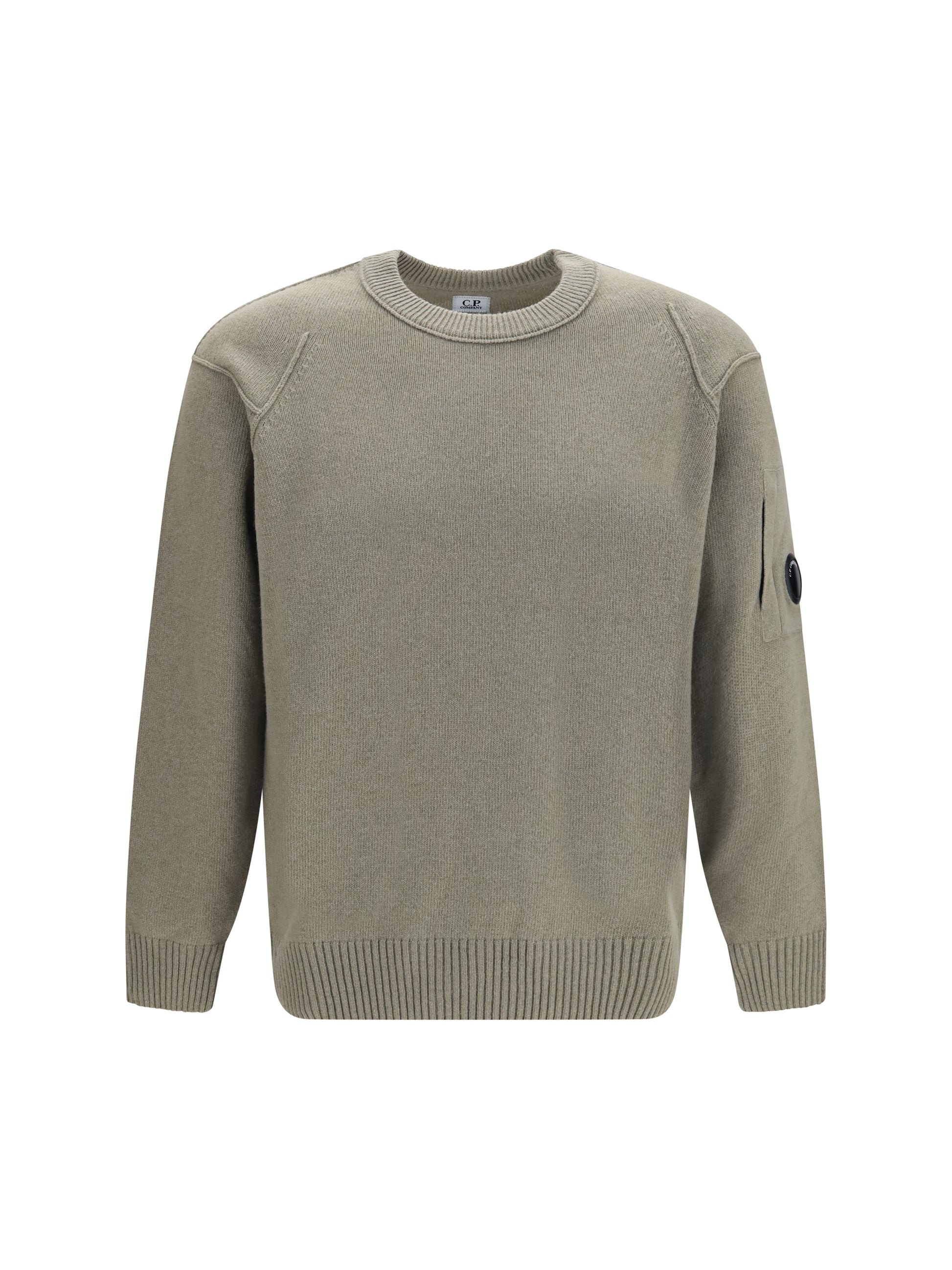 C.P. Company Men Grs Lambswool Crewneck Sweater C.P. COMPANY