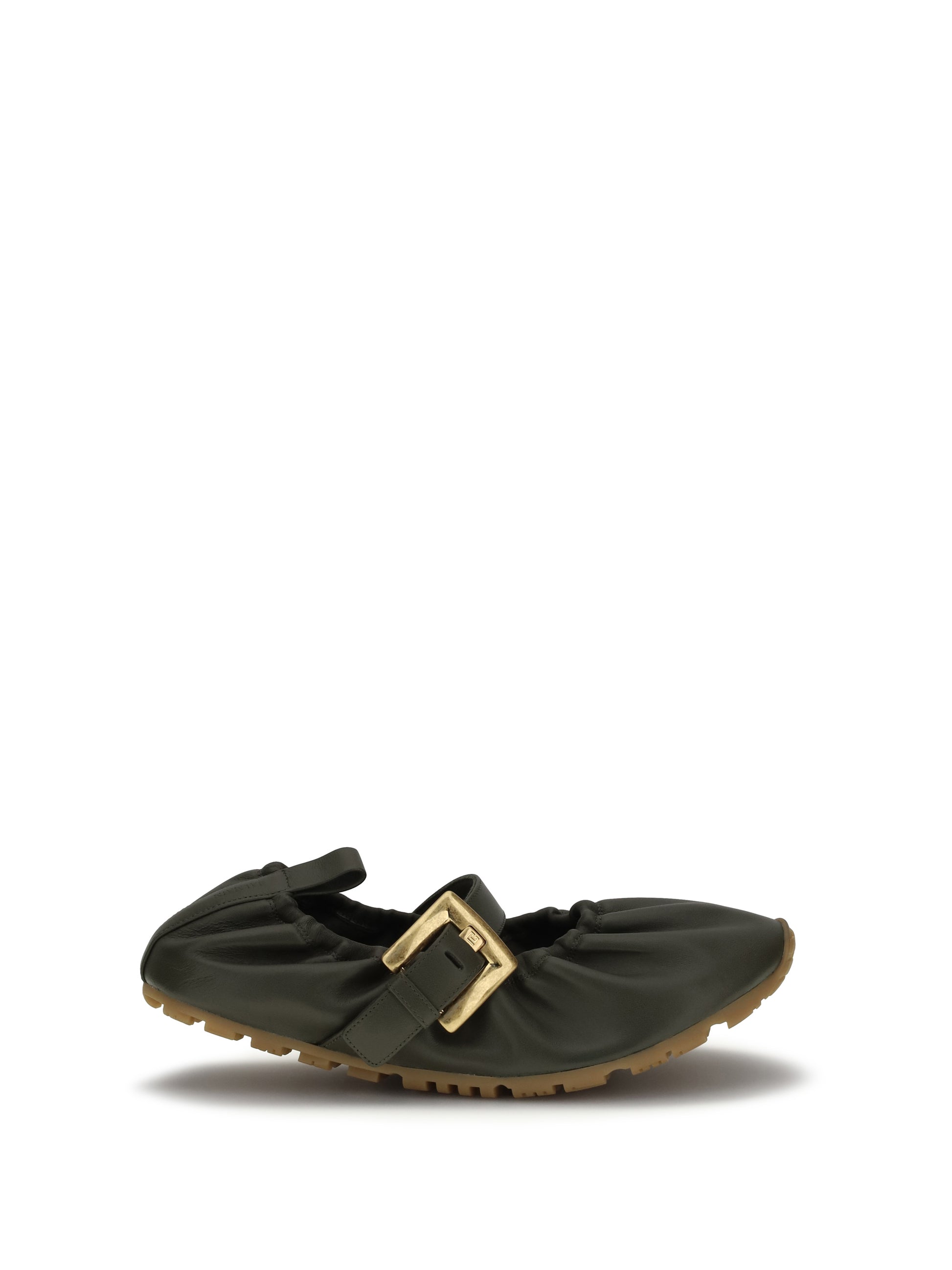 Balmain Women Buckle Strap Ballerinas BALMAIN