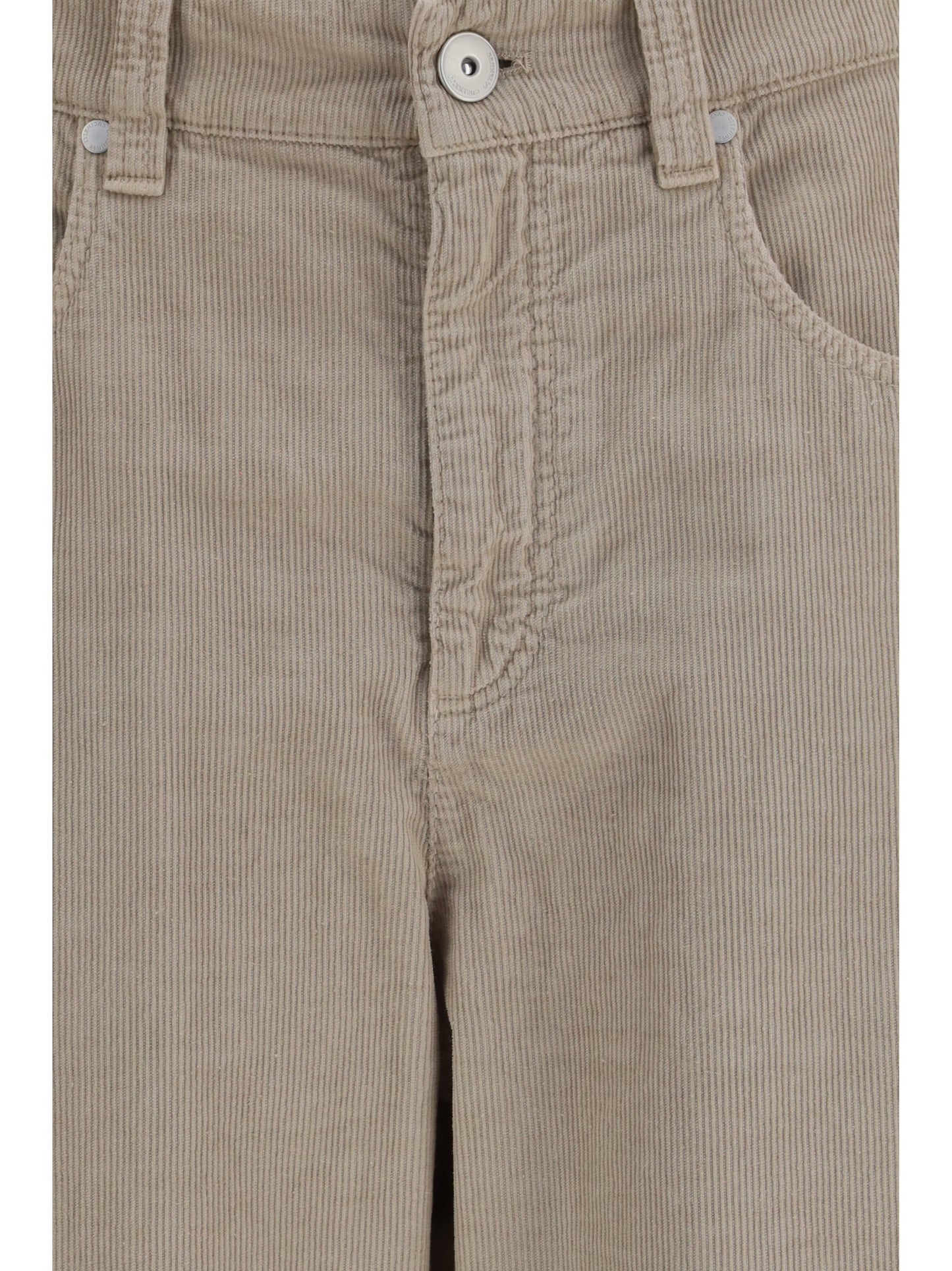 Brunello Cucinelli Women Straight-Leg Cotton And Linen Pants BRUNELLO CUCINELLI
