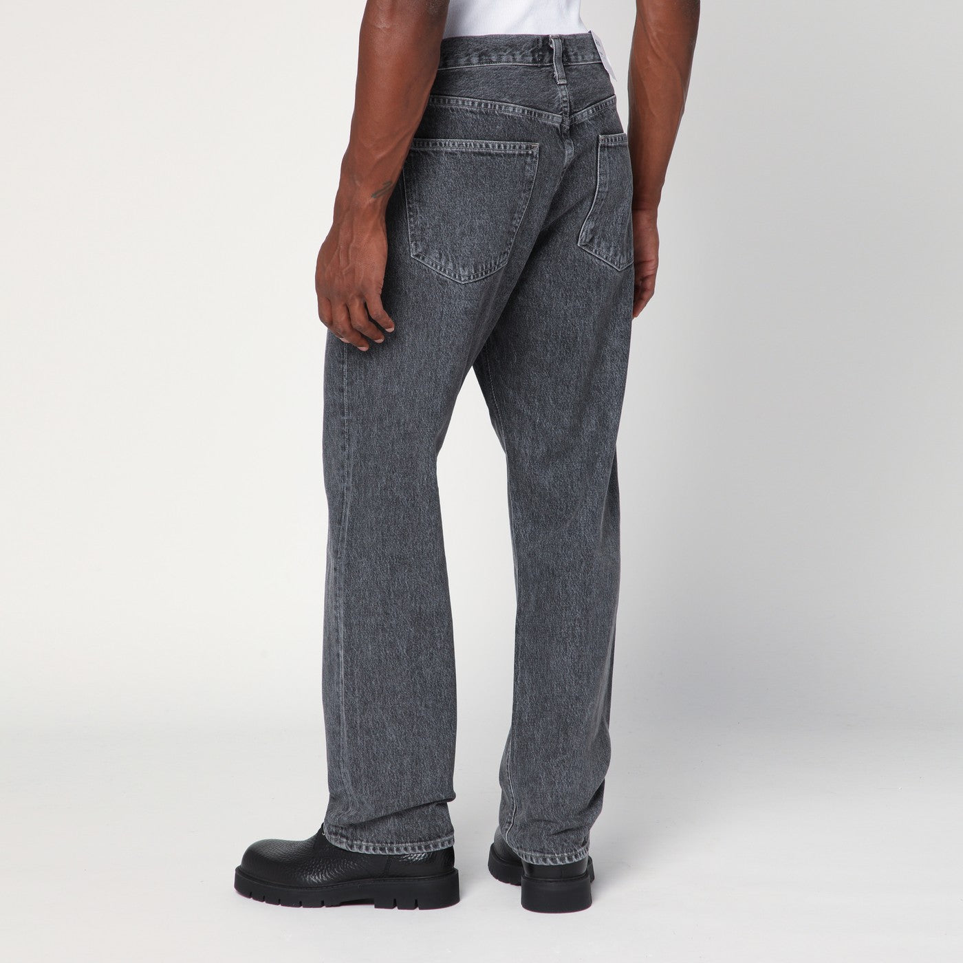 Agolde Washed-Effect Grey Jeans Men AGOLDE
