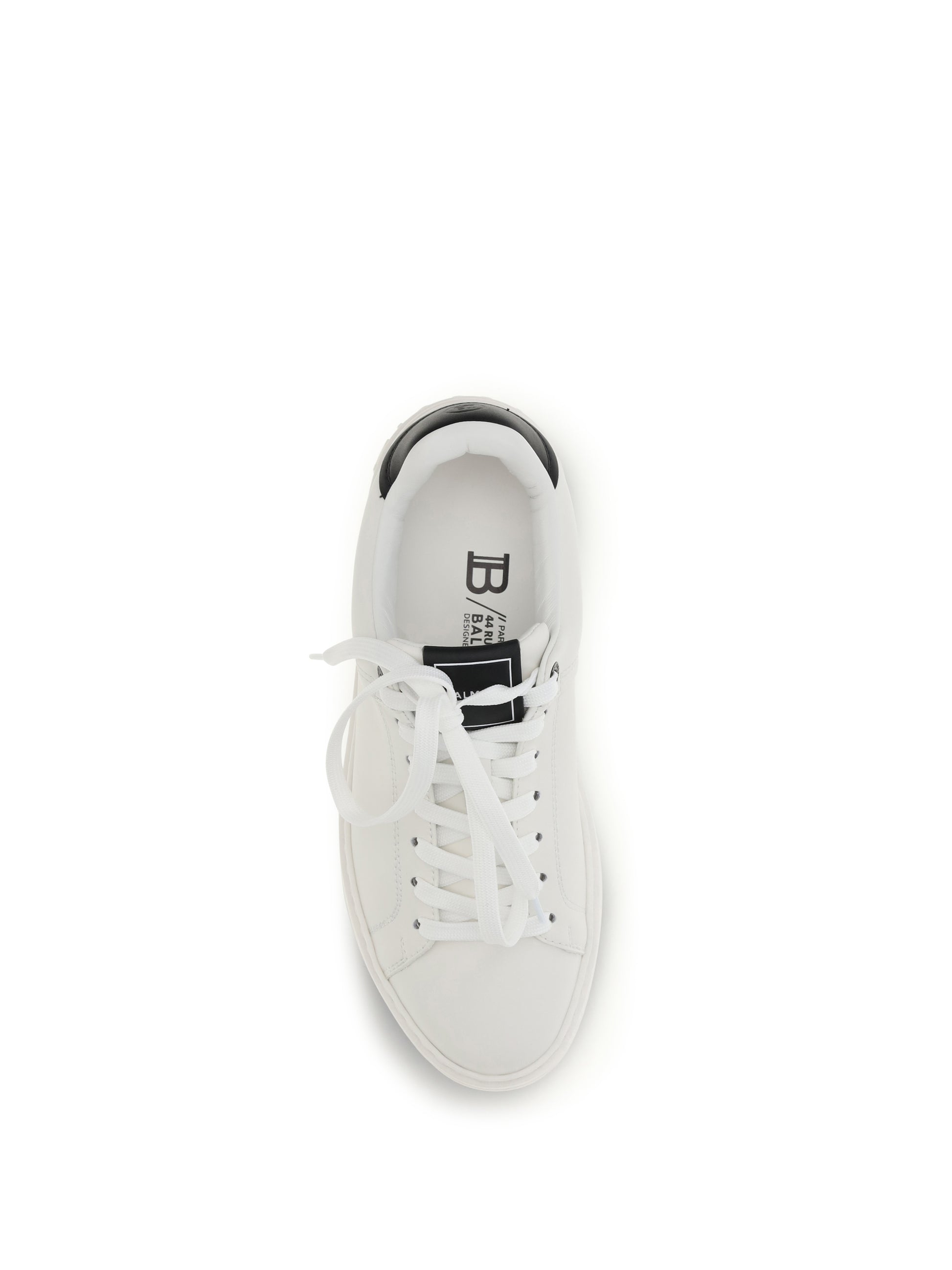 Balmain Women B-Court Sneakers In Calfskin Leather BALMAIN