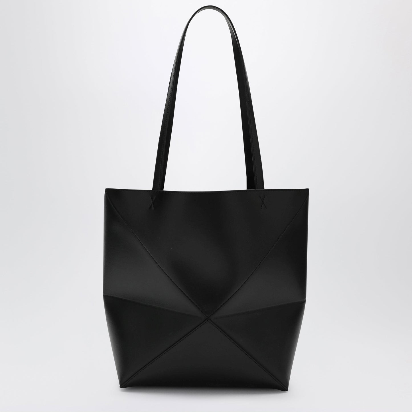Loewe Medium Puzzle Fold Tote Bag In Black Women LOEWE
