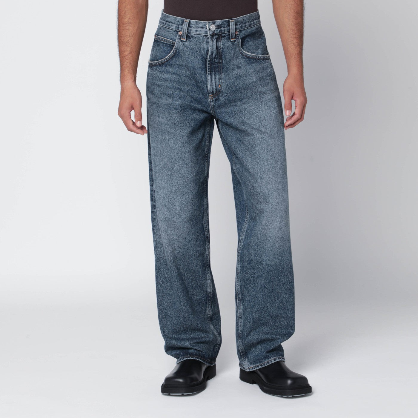 Agolde Wide Dark Vintage Indigo Fusion Jeans Men AGOLDE