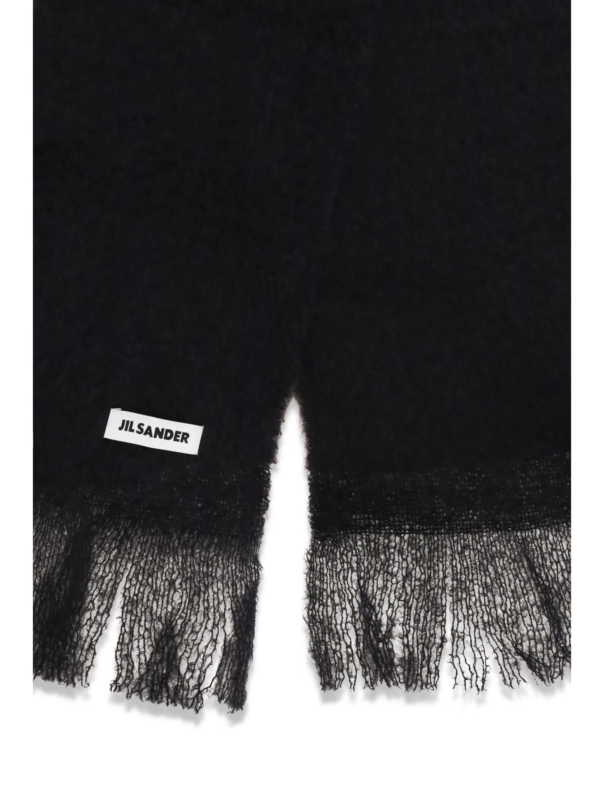 Jil Sander Women Wool Scarf With Logo JIL SANDER
