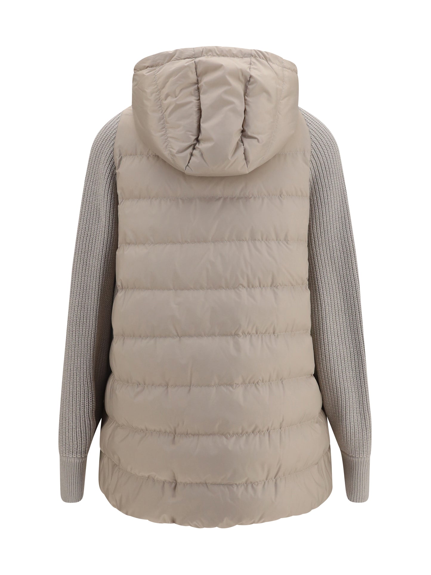 Brunello Cucinelli Women Long Monili Chain Puffer Jacket BRUNELLO CUCINELLI