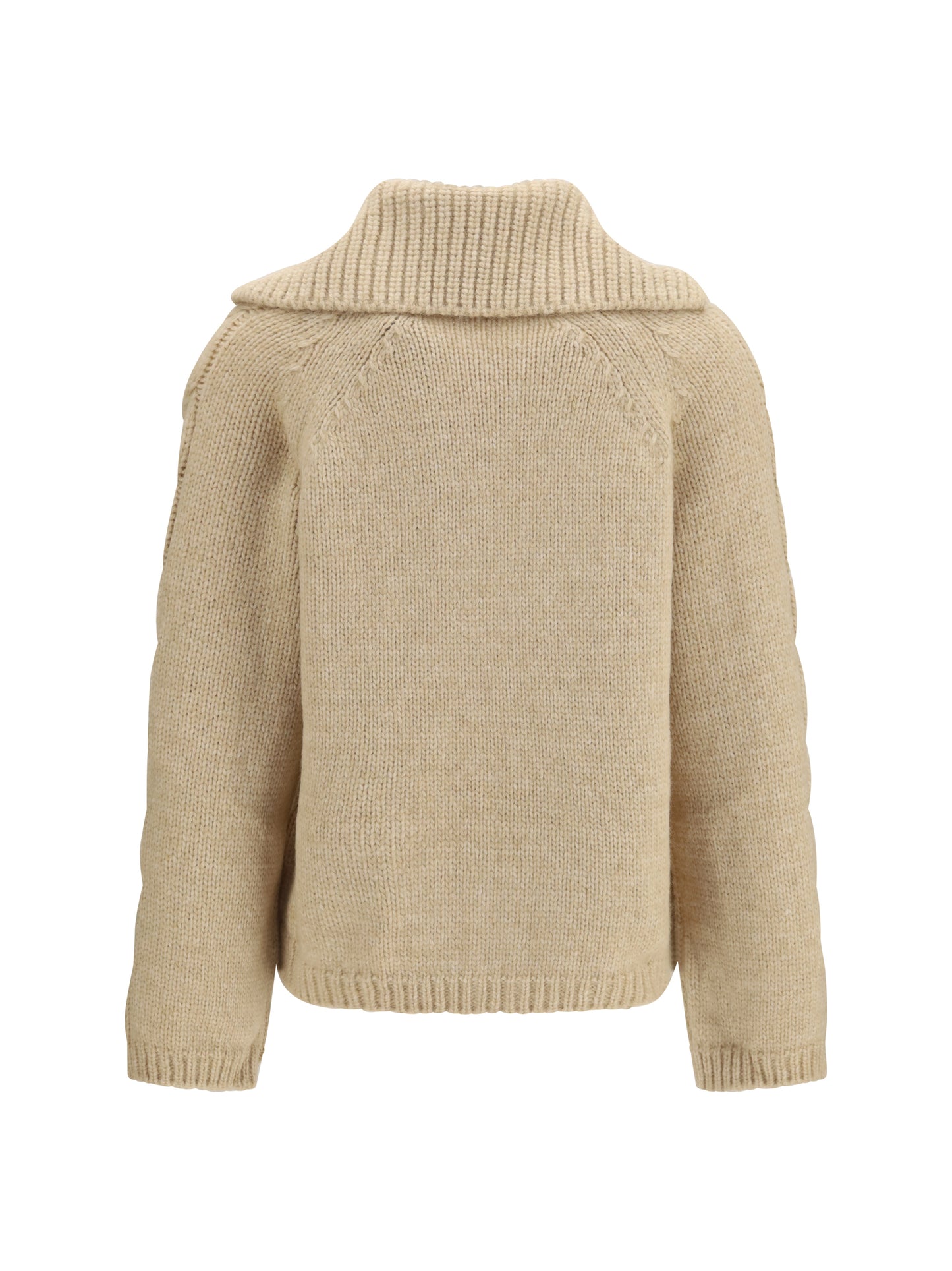 Moncler Women Alpaca And Wool Blend Zip Cardigan MONCLER