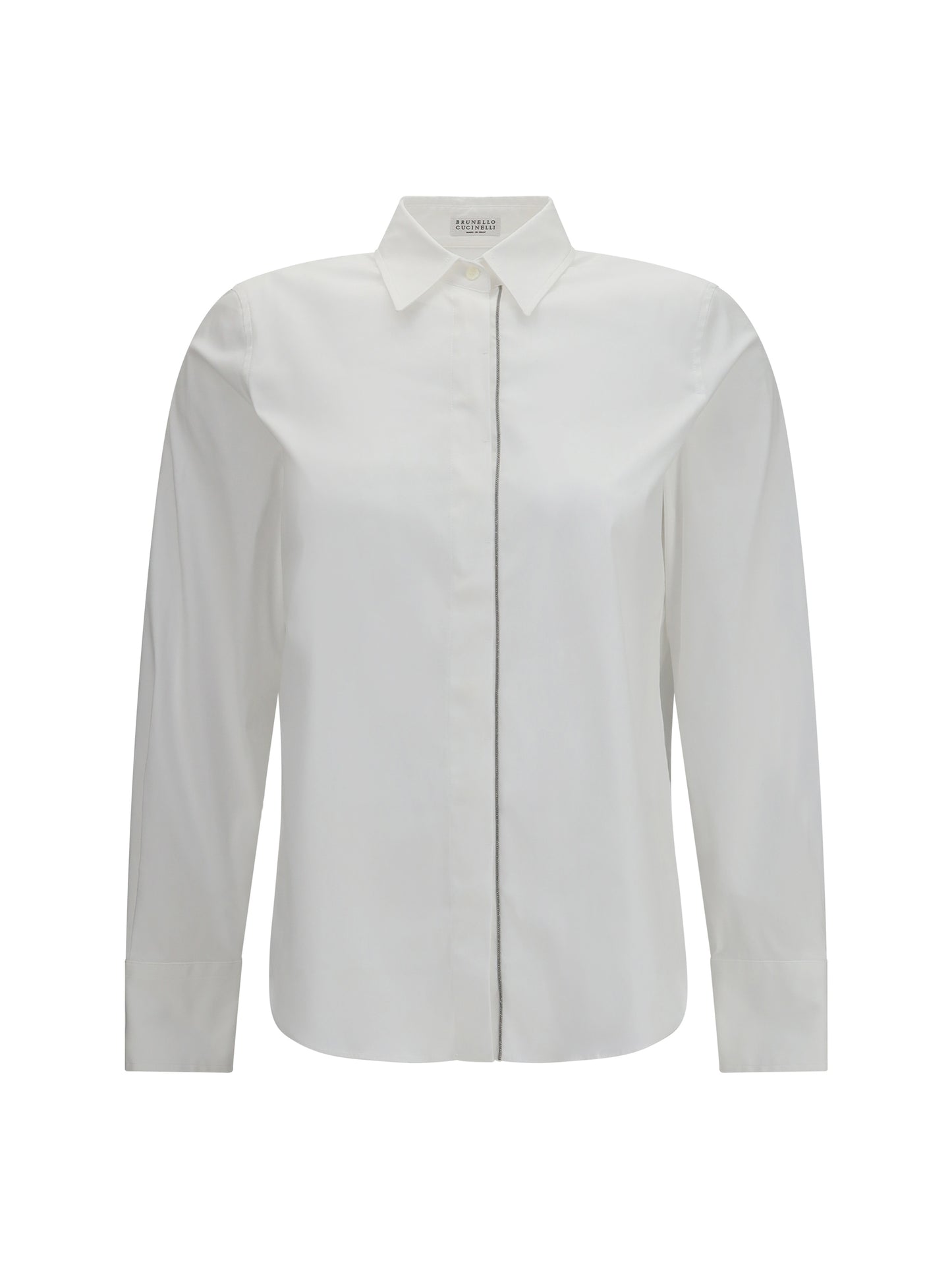 Brunello Cucinelli Women Stretch Cotton Poplin Shirt BRUNELLO CUCINELLI