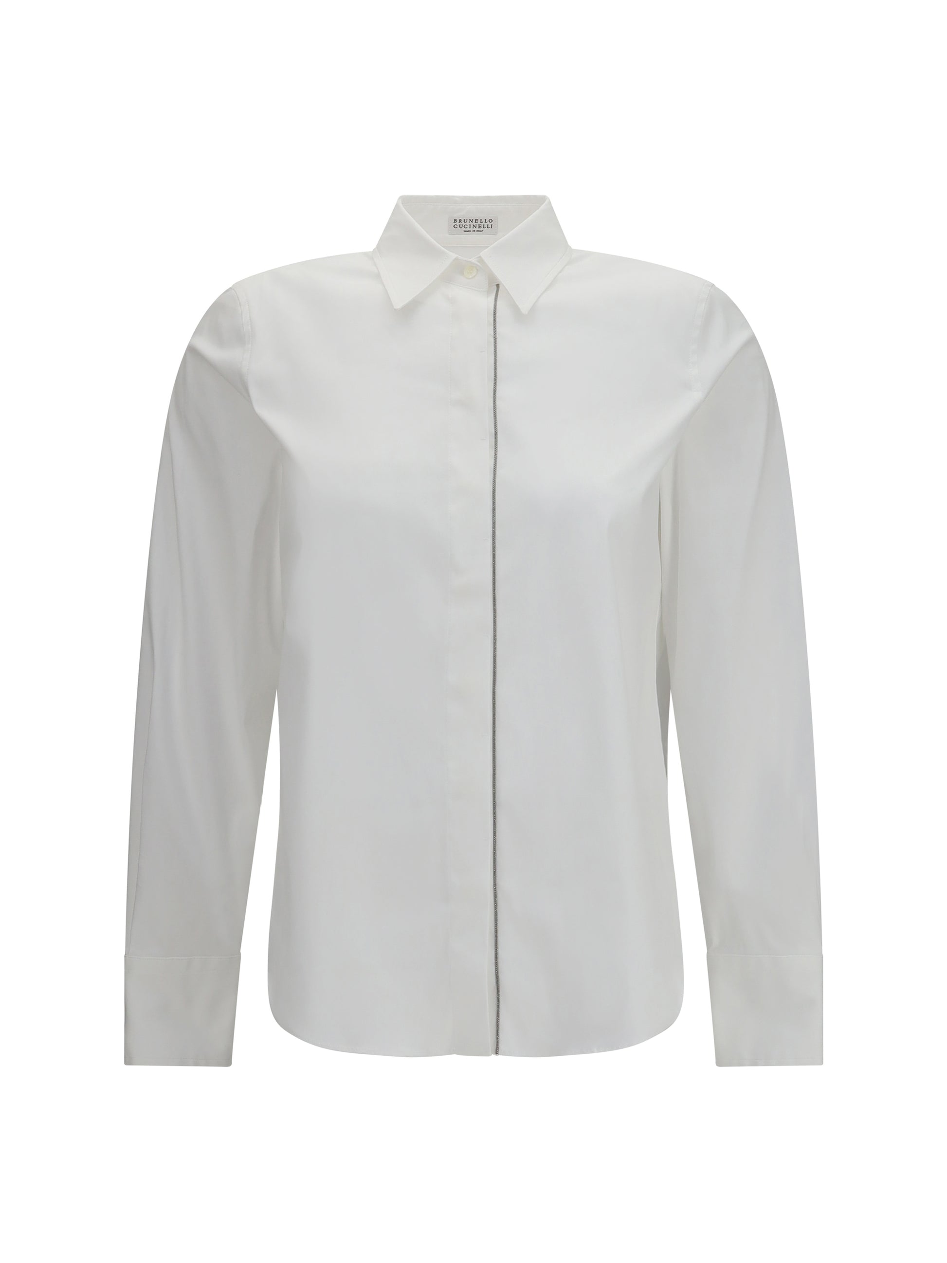 Brunello Cucinelli Women Stretch Cotton Poplin Shirt BRUNELLO CUCINELLI