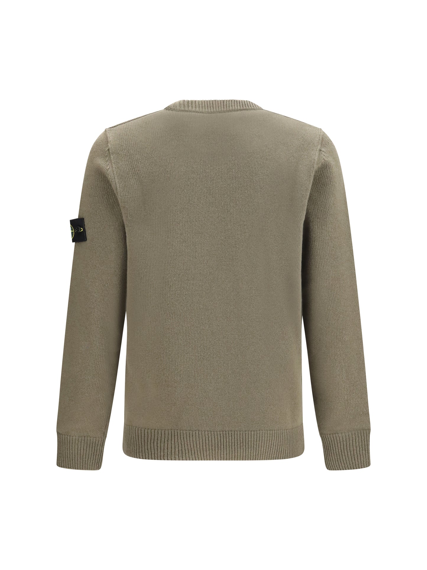 Stone Island Men Sweater Crewneck With Logo Patch On The Sleeve STONE ISLAND
