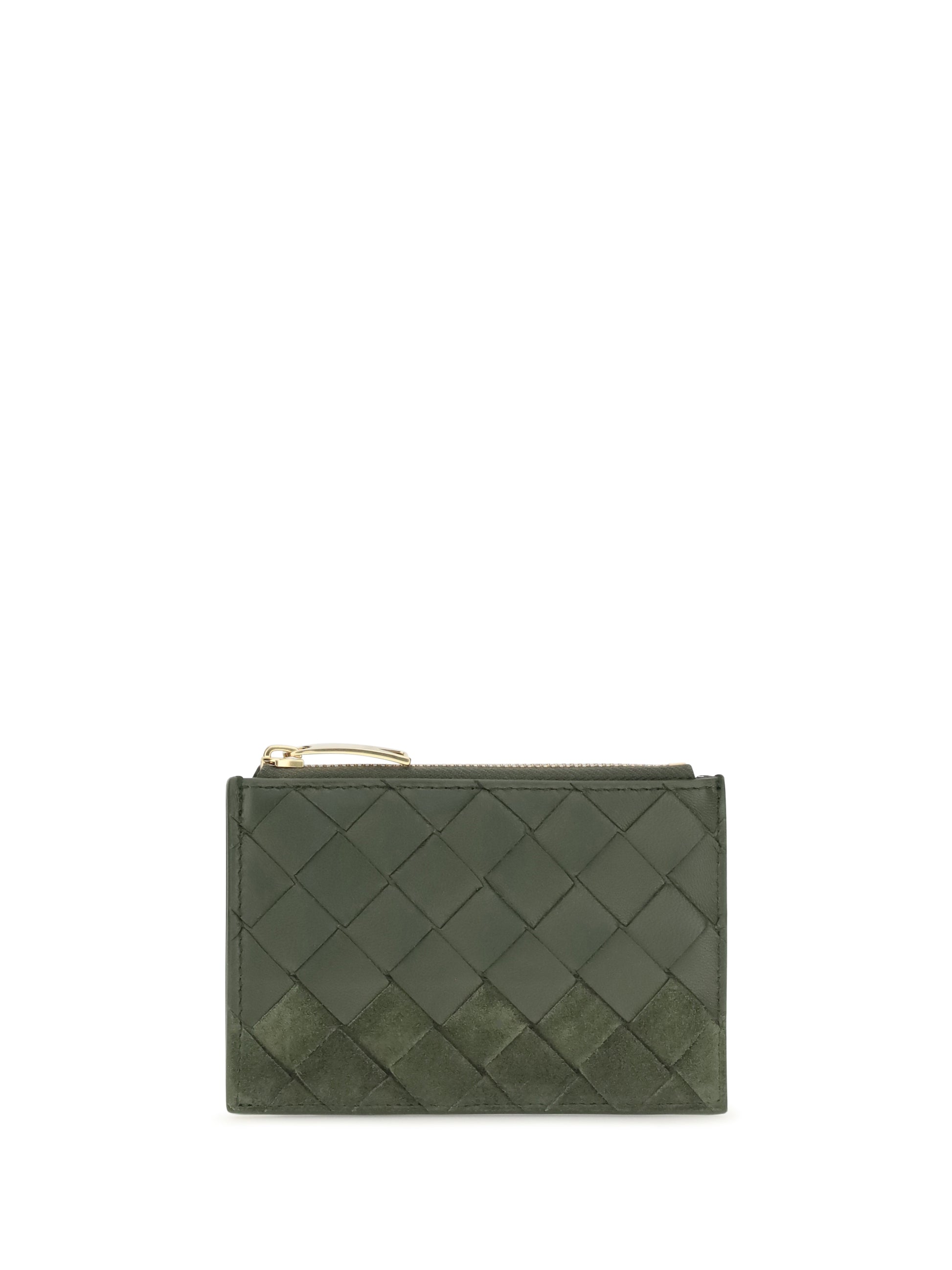 Bottega Veneta Women Intrecciato Zip Cardholder BOTTEGA VENETA