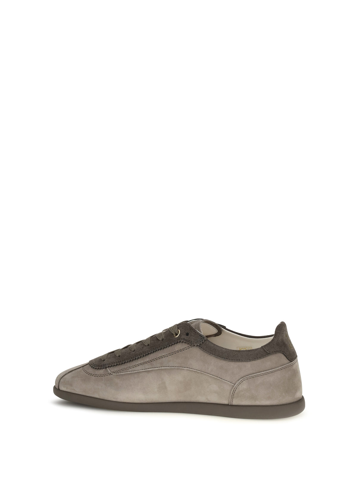 Brunello Cucinelli Men Nubuck And Suede Sneakers With Slim Sole BRUNELLO CUCINELLI