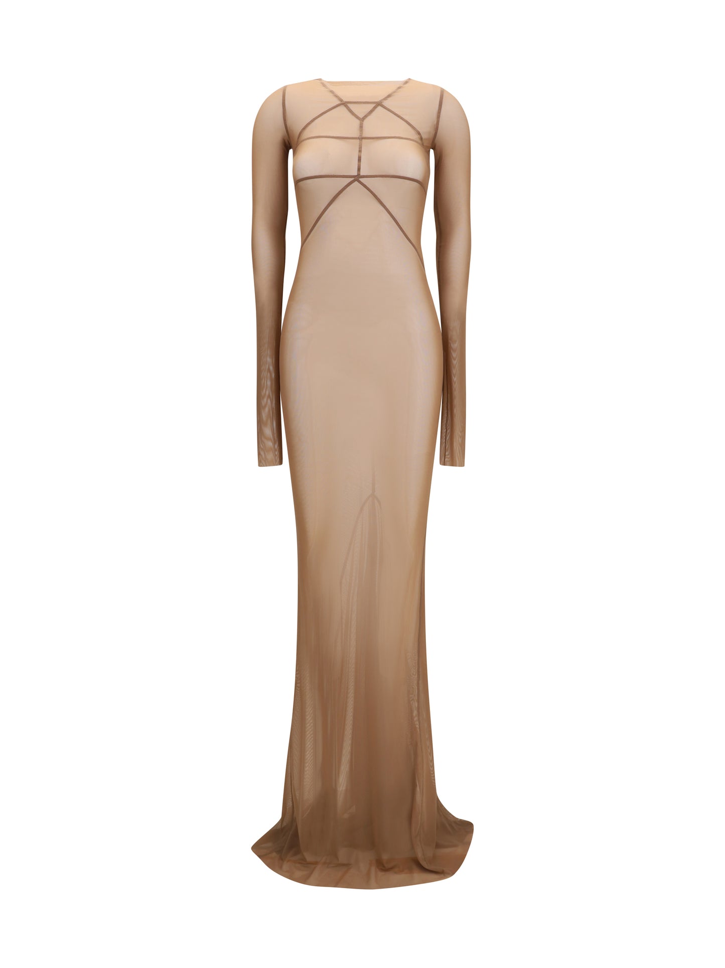 Rick Owens Women Long Transparent Tulle Dress RICK OWENS