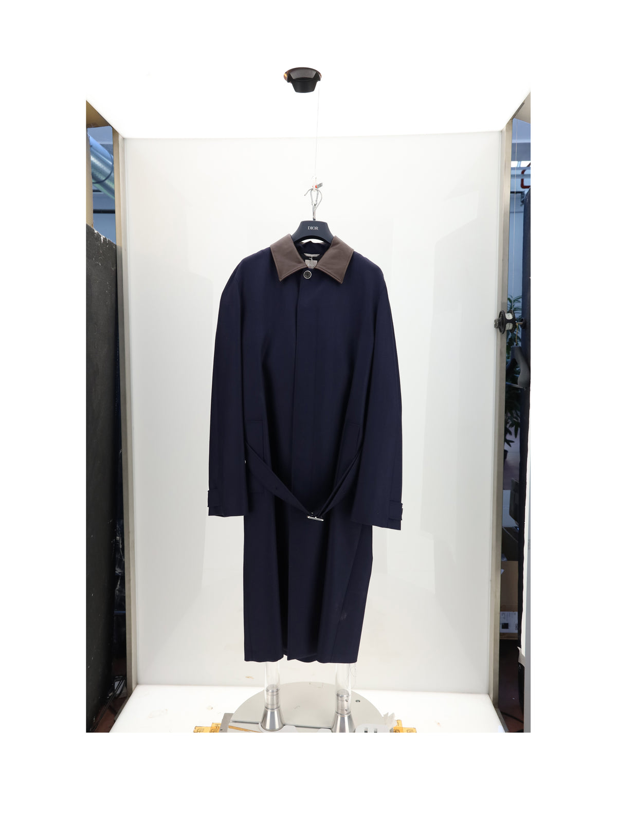 Dior Homme Men Trench Lana/Pelle Must Buy CHRISTIAN DIOR