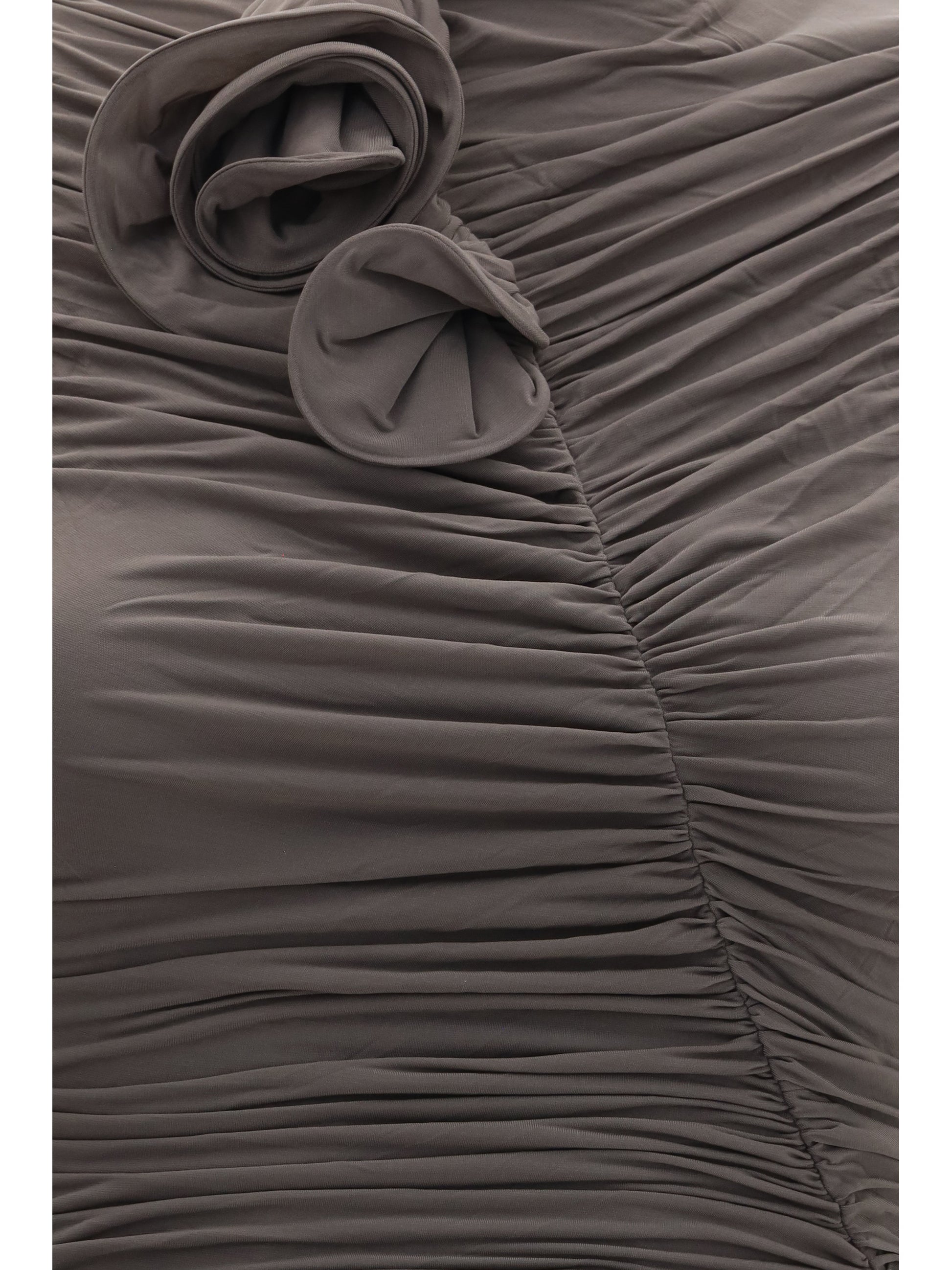Magda Butrym Women Draped High-Neck Midi Dress MAGDA BUTRYM