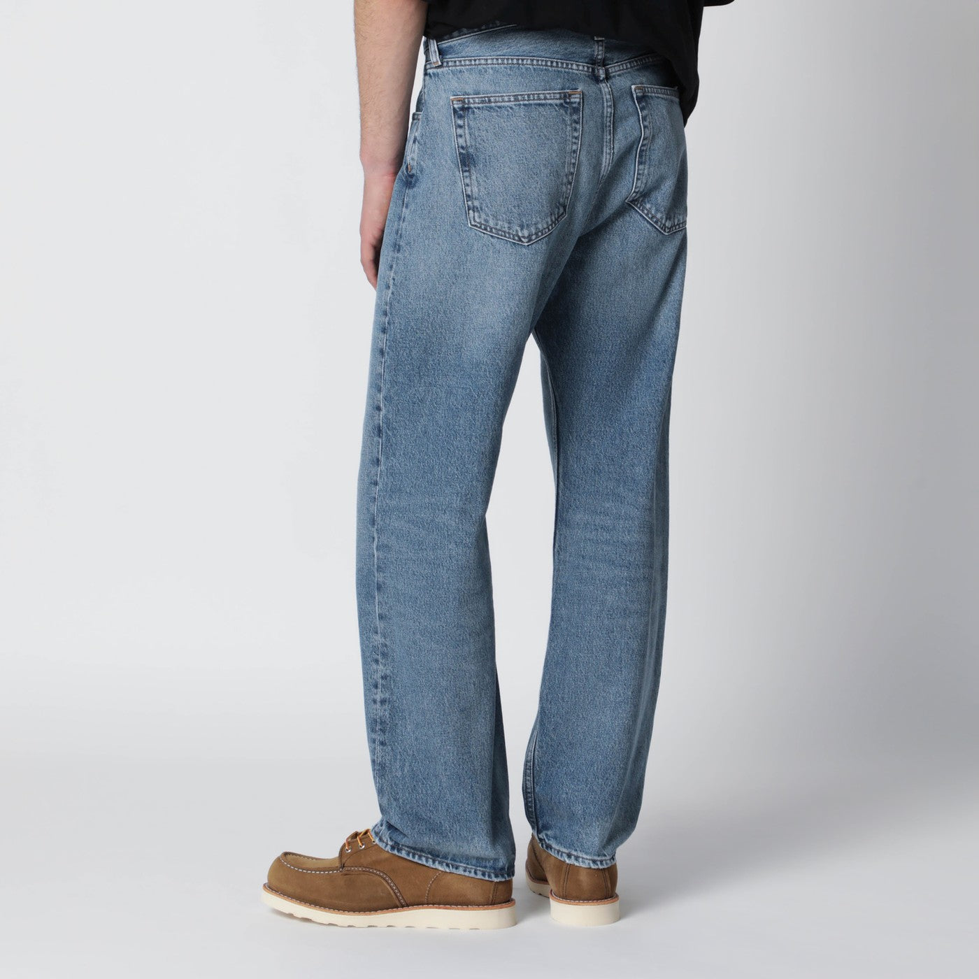 Agolde Blue Friction Jeans In Regenerated Denim Men AGOLDE