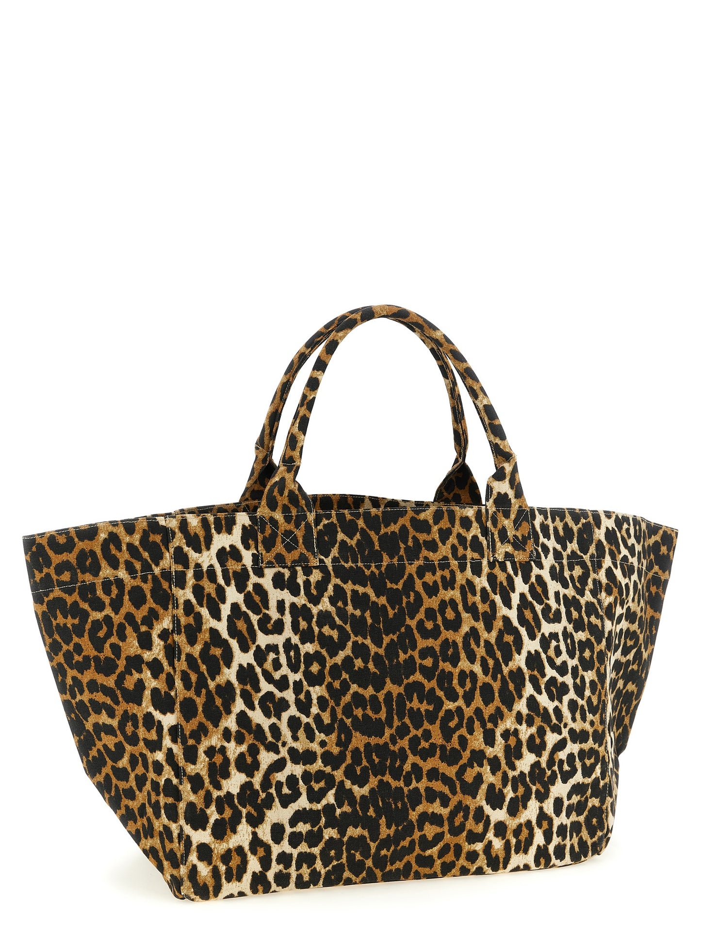 Ganni Women 'Leopard Xxl' Shopping Bag GANNI