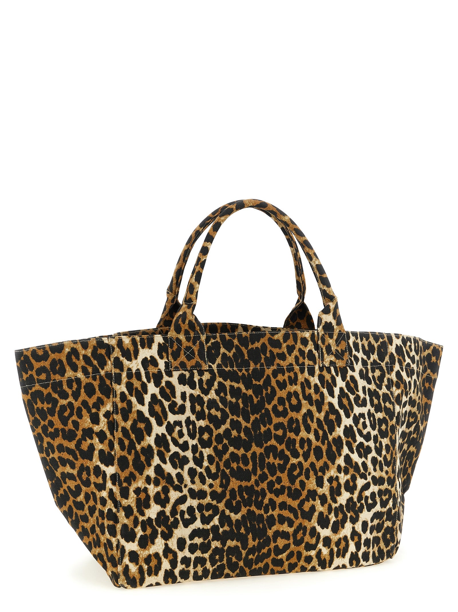Ganni Women 'Leopard Xxl' Shopping Bag GANNI