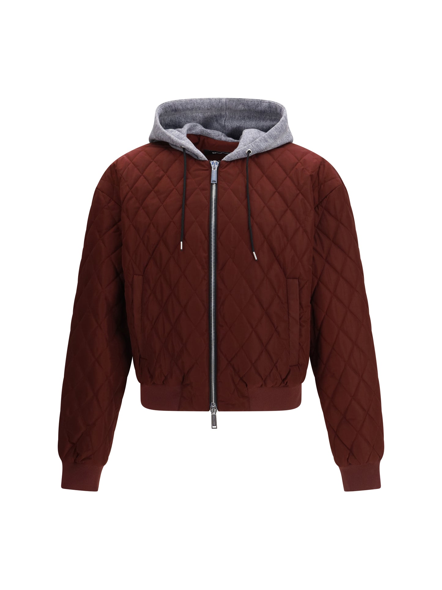 Dsquared2 Men Quilted Hooded Bomber Jacket DSQUARED2