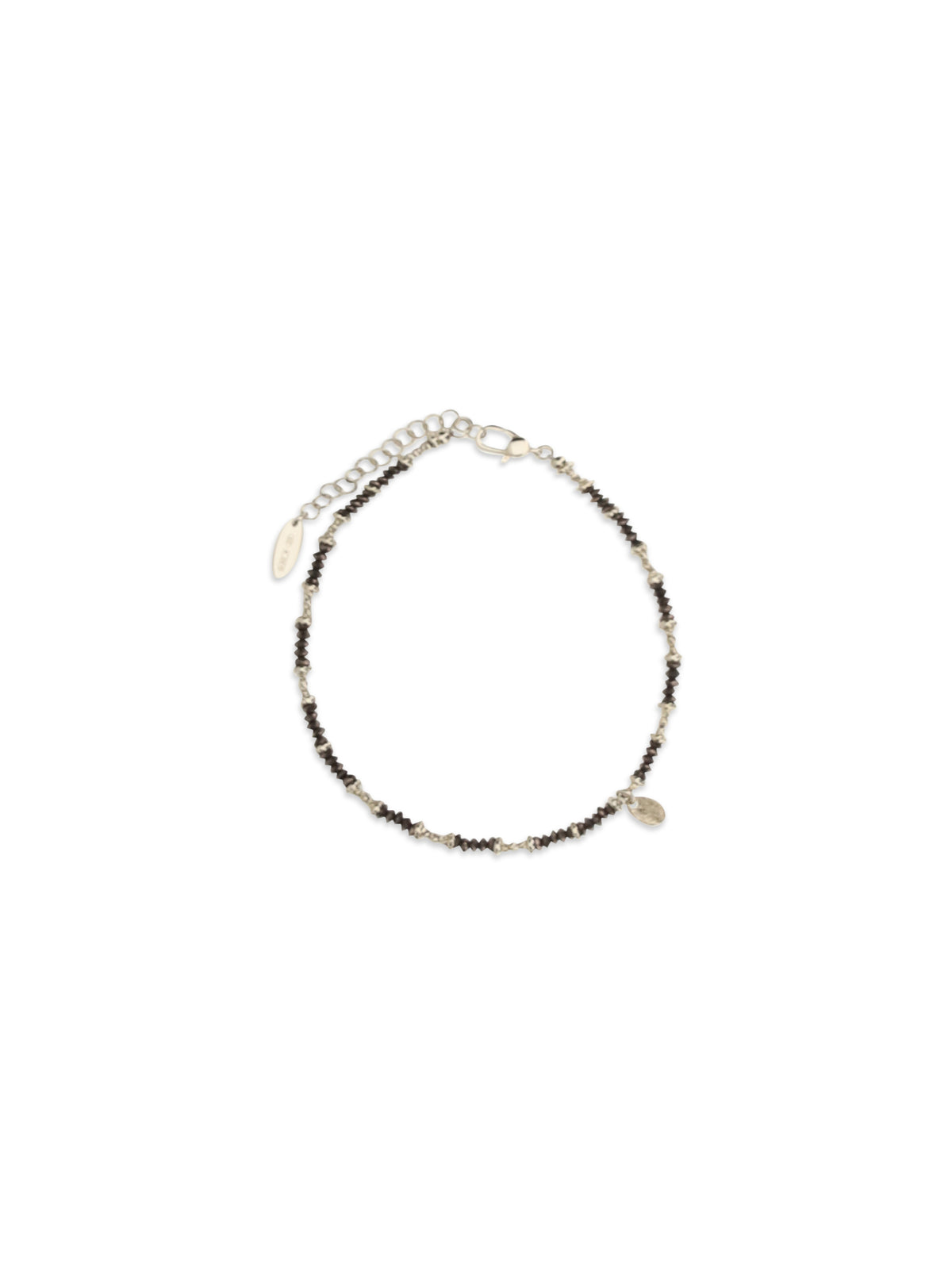 Brunello Cucinelli Women Hematite And 925 Sterling Silver Anklet BRUNELLO CUCINELLI