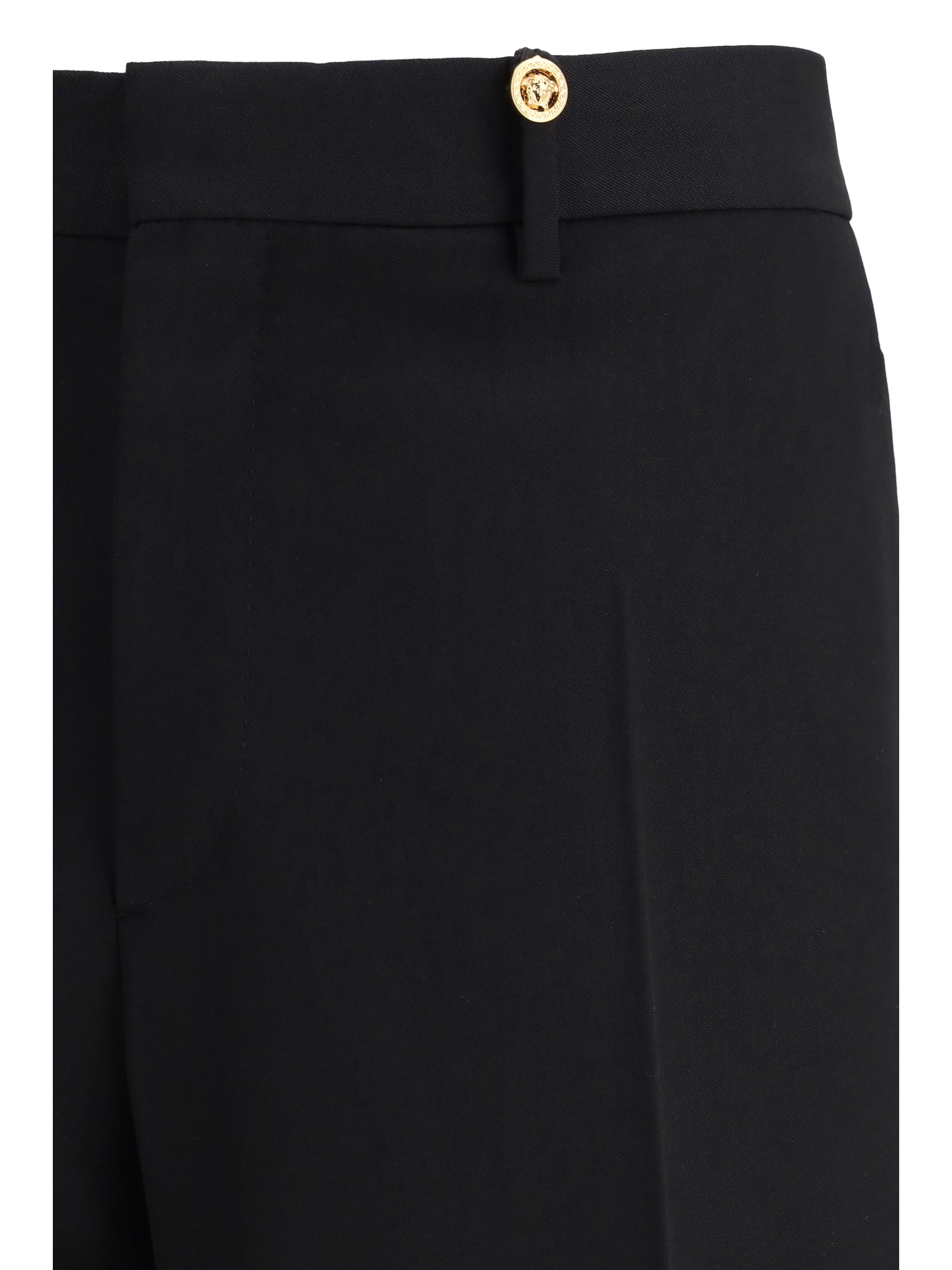 Versace Men Formal Wool Trousers VERSACE