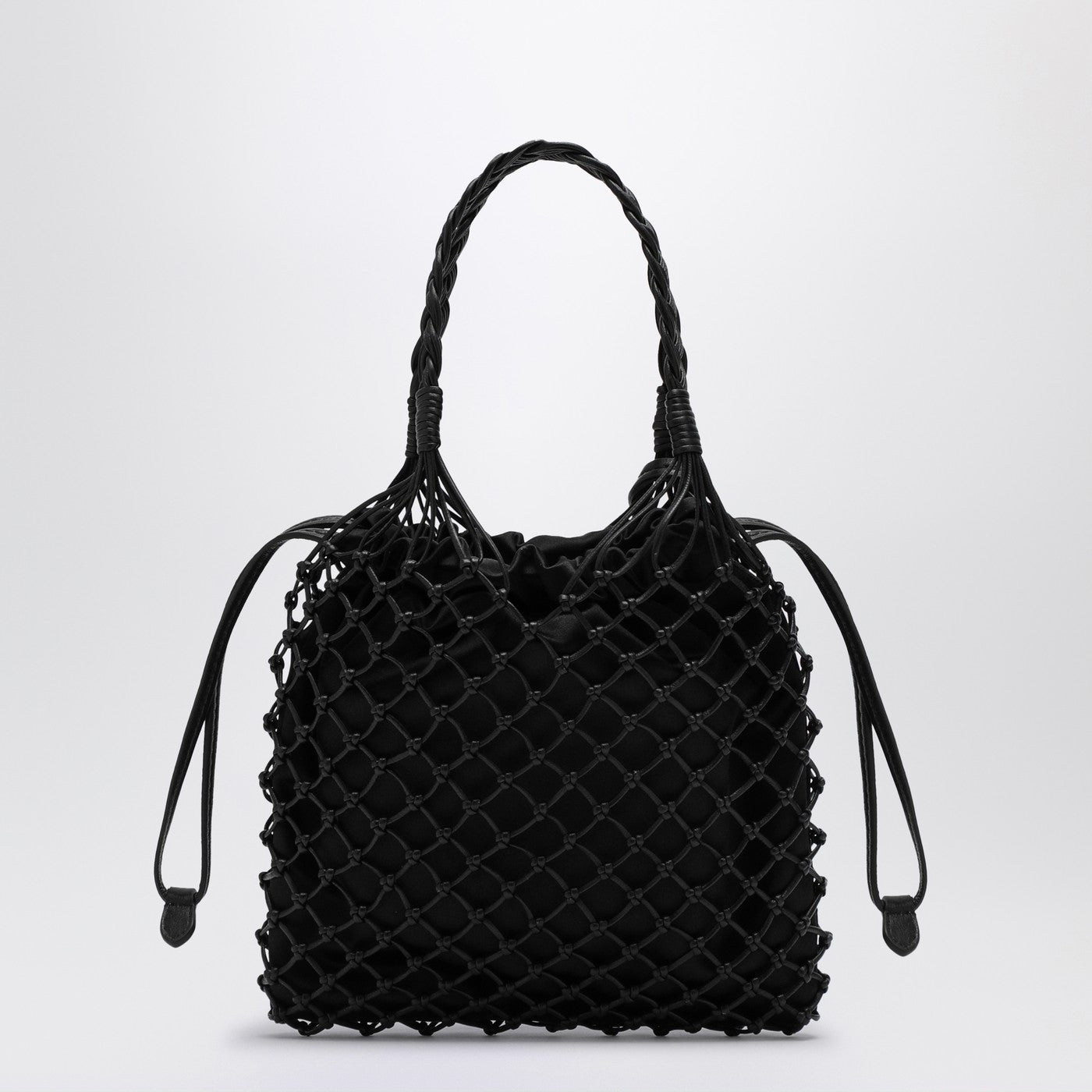 Moschino Basket Net Black Nappa Bag Women MOSCHINO