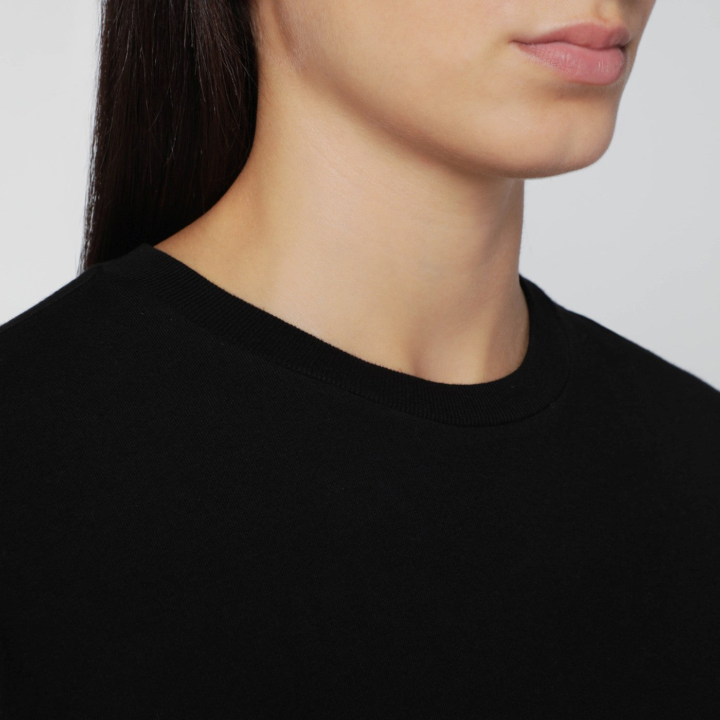 Agolde Black Organic Cotton Top Women AGOLDE