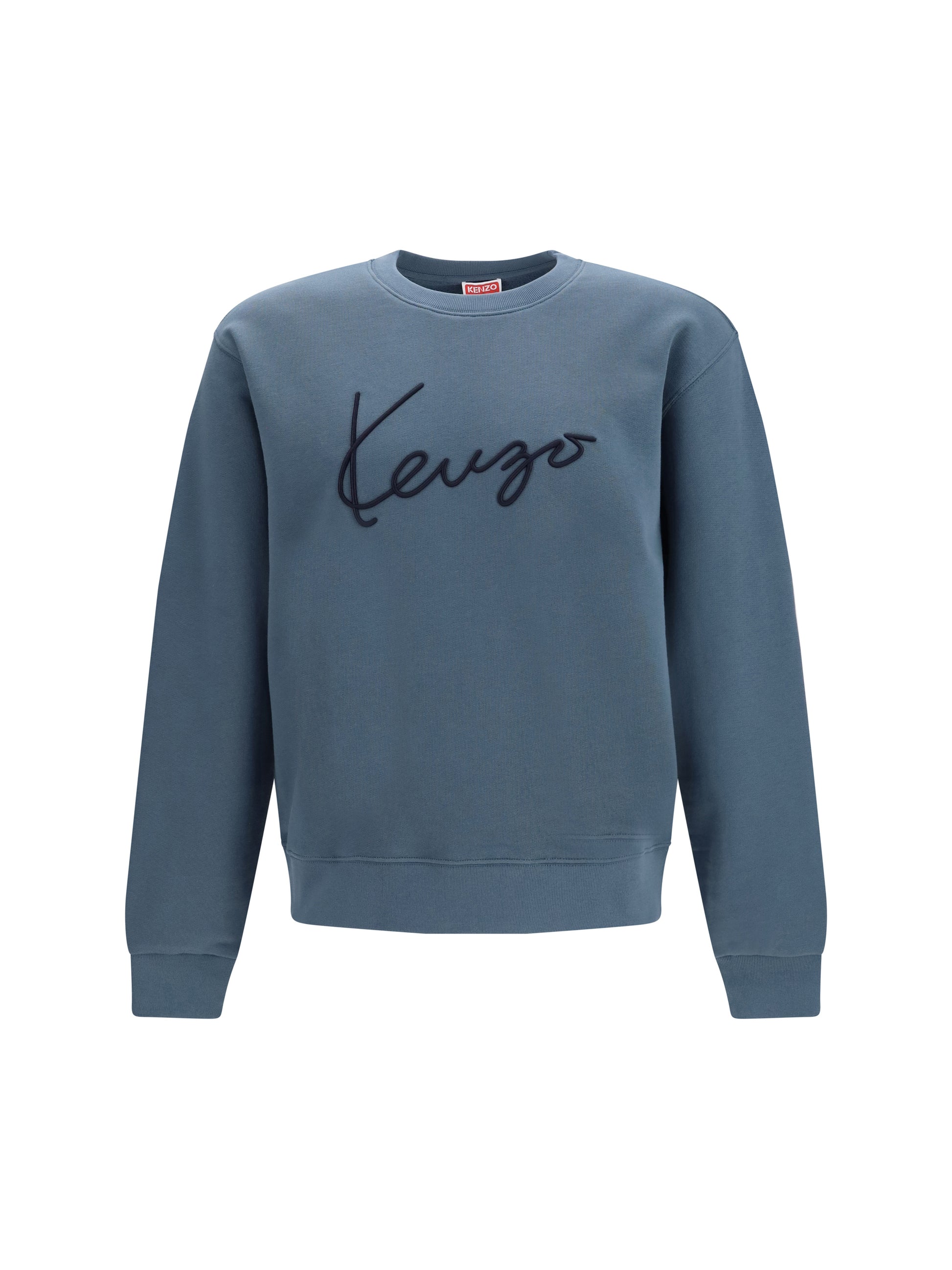 Kenzo Men Kenzo Signature Embroidered Cotton Sweatshirt KENZO