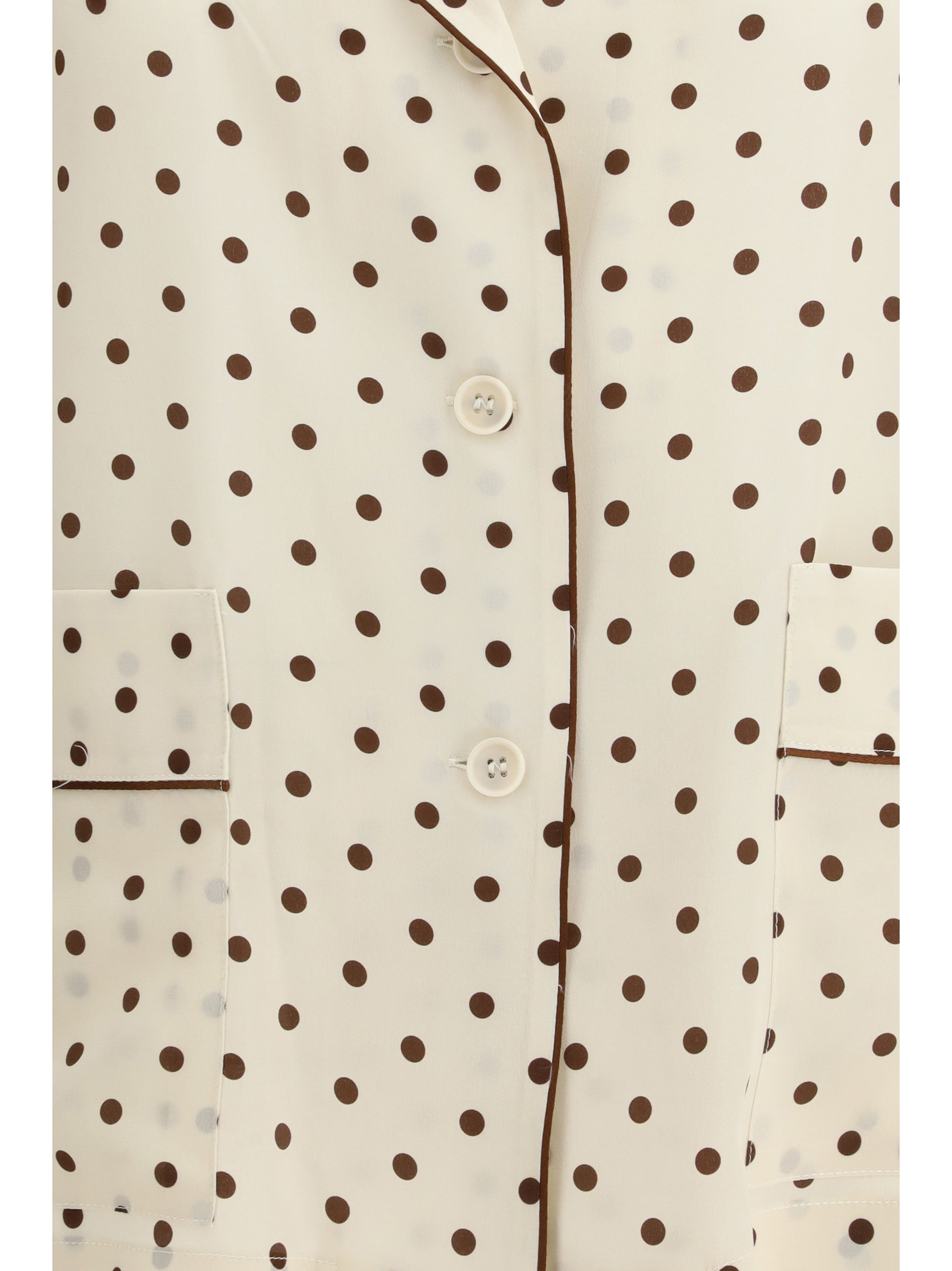 P.A.R.O.S.H. Women Polka-Dot Silk Shirt P.A.R.O.S.H.