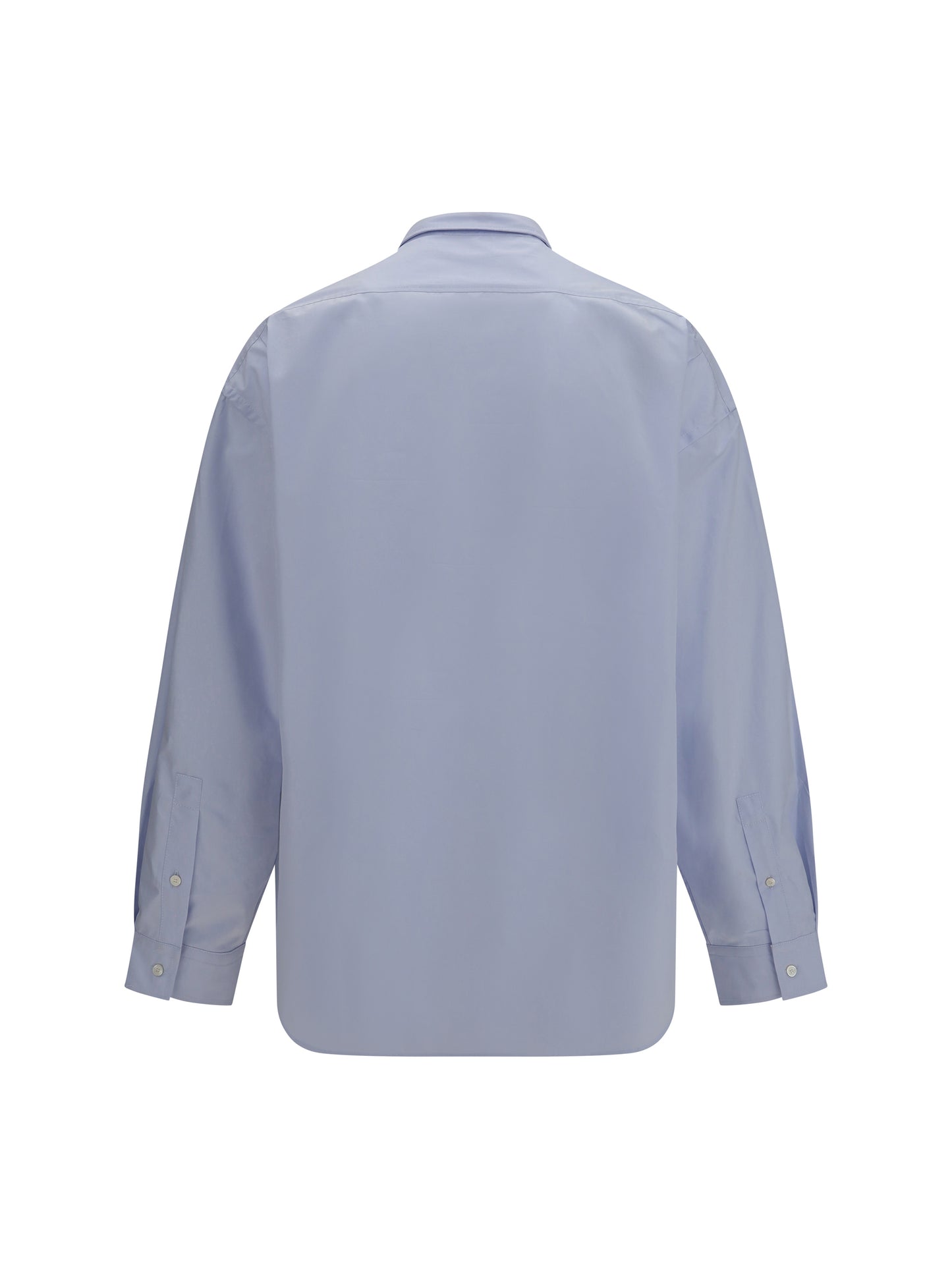 Acne Studios Men Classic Button-Up Shirt With Logo ACNE STUDIOS