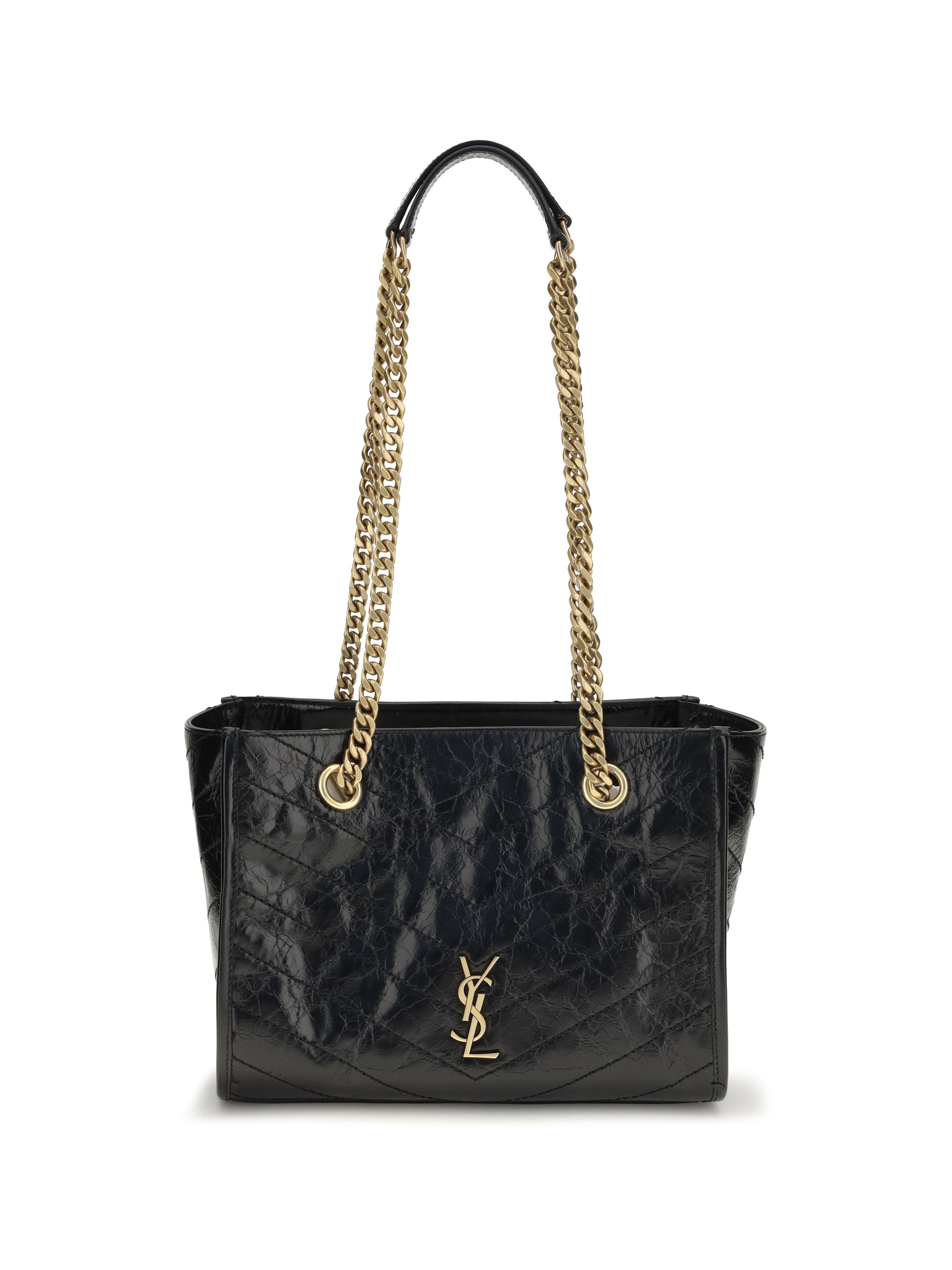 Saint Laurent Women Small Niki Leather Tote Bag SAINT LAURENT