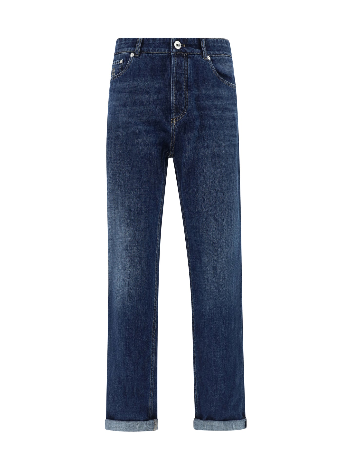 Brunello Cucinelli Men Cuffed Jeans BRUNELLO CUCINELLI