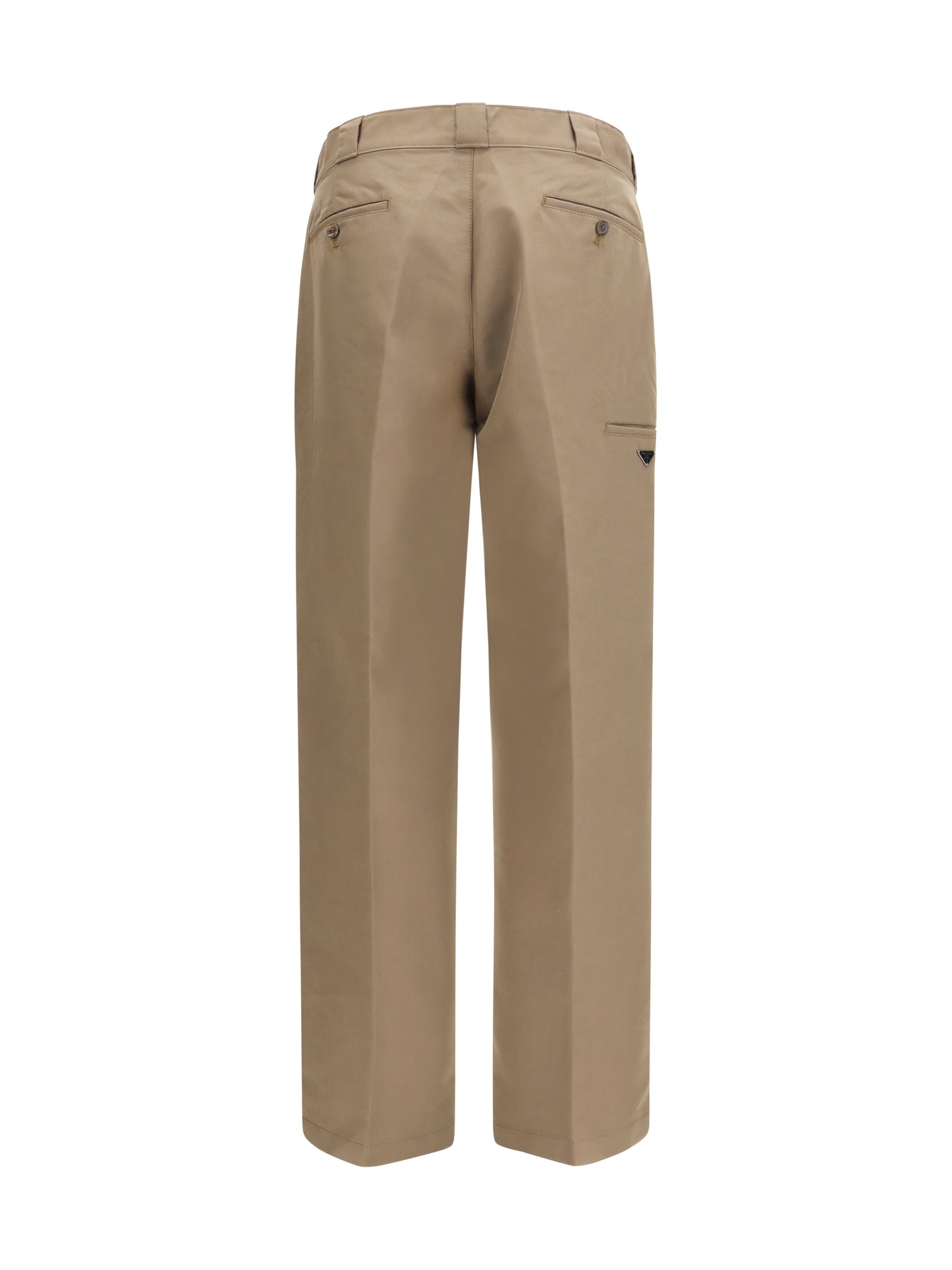 Prada Men Technical Wide-Leg Pants In Canvas PRADA