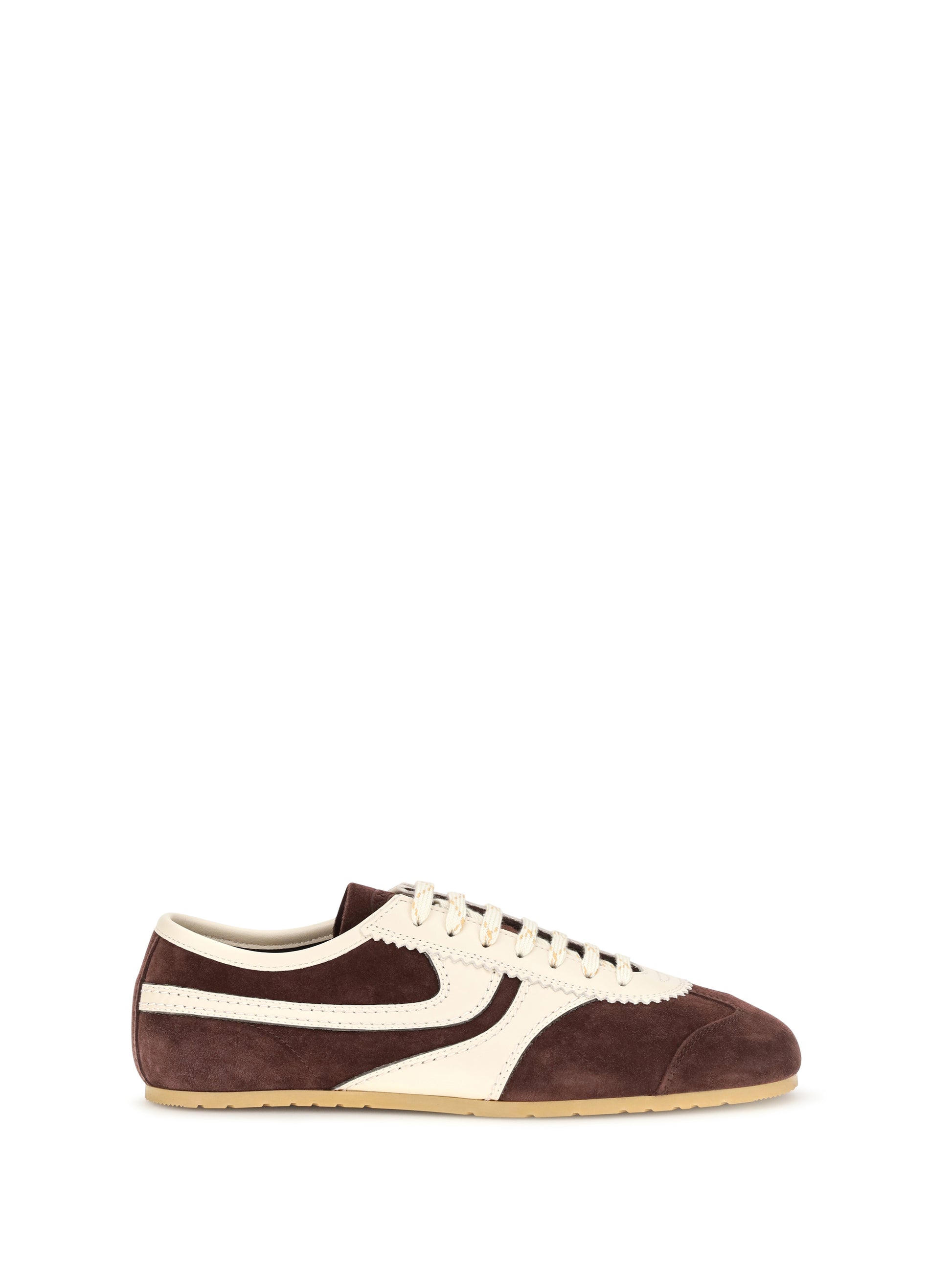 Dries Van Noten Men Leather Panelled Sneakers DRIES VAN NOTEN