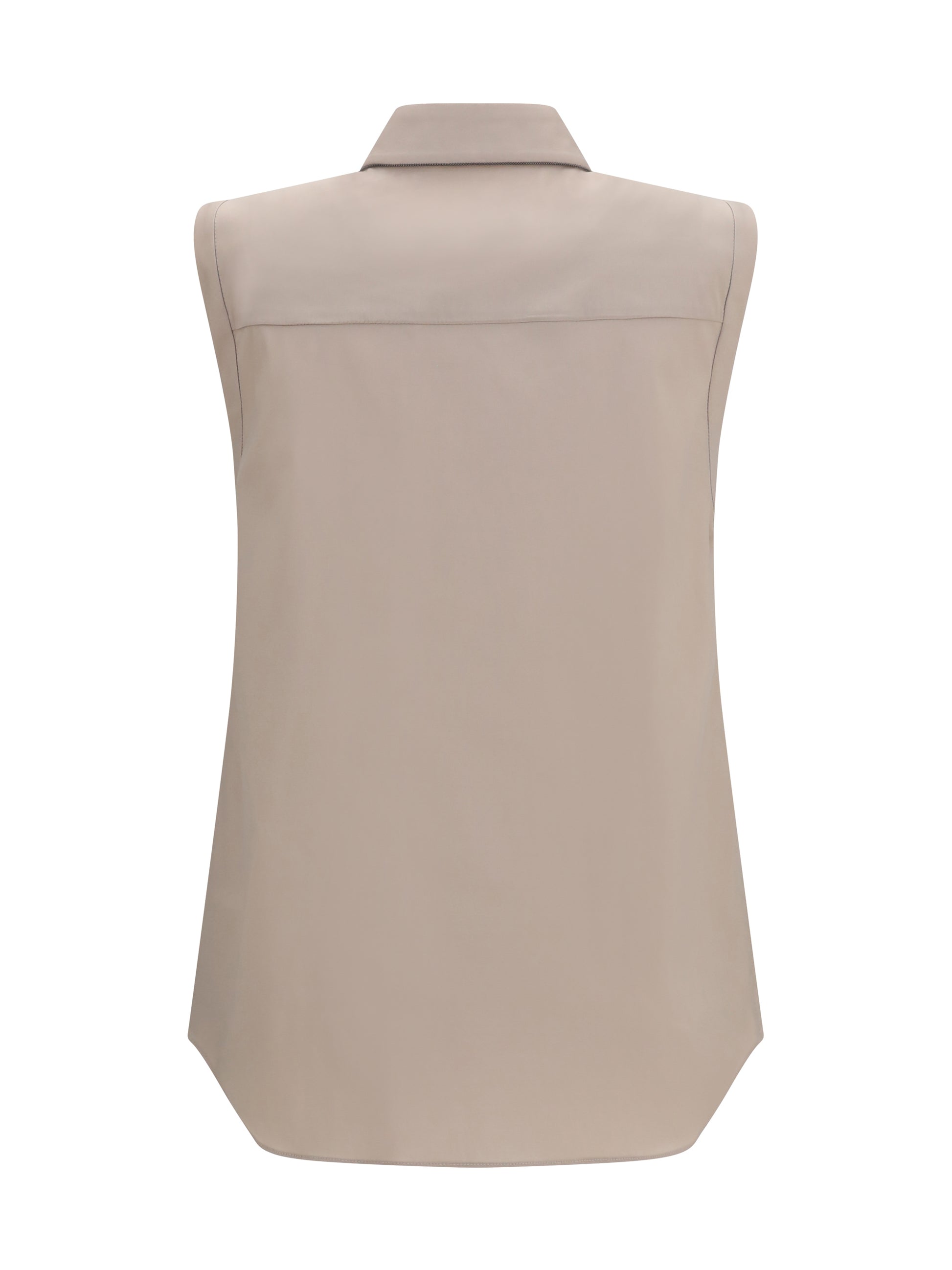 Brunello Cucinelli Women Sleeveless Shirt BRUNELLO CUCINELLI