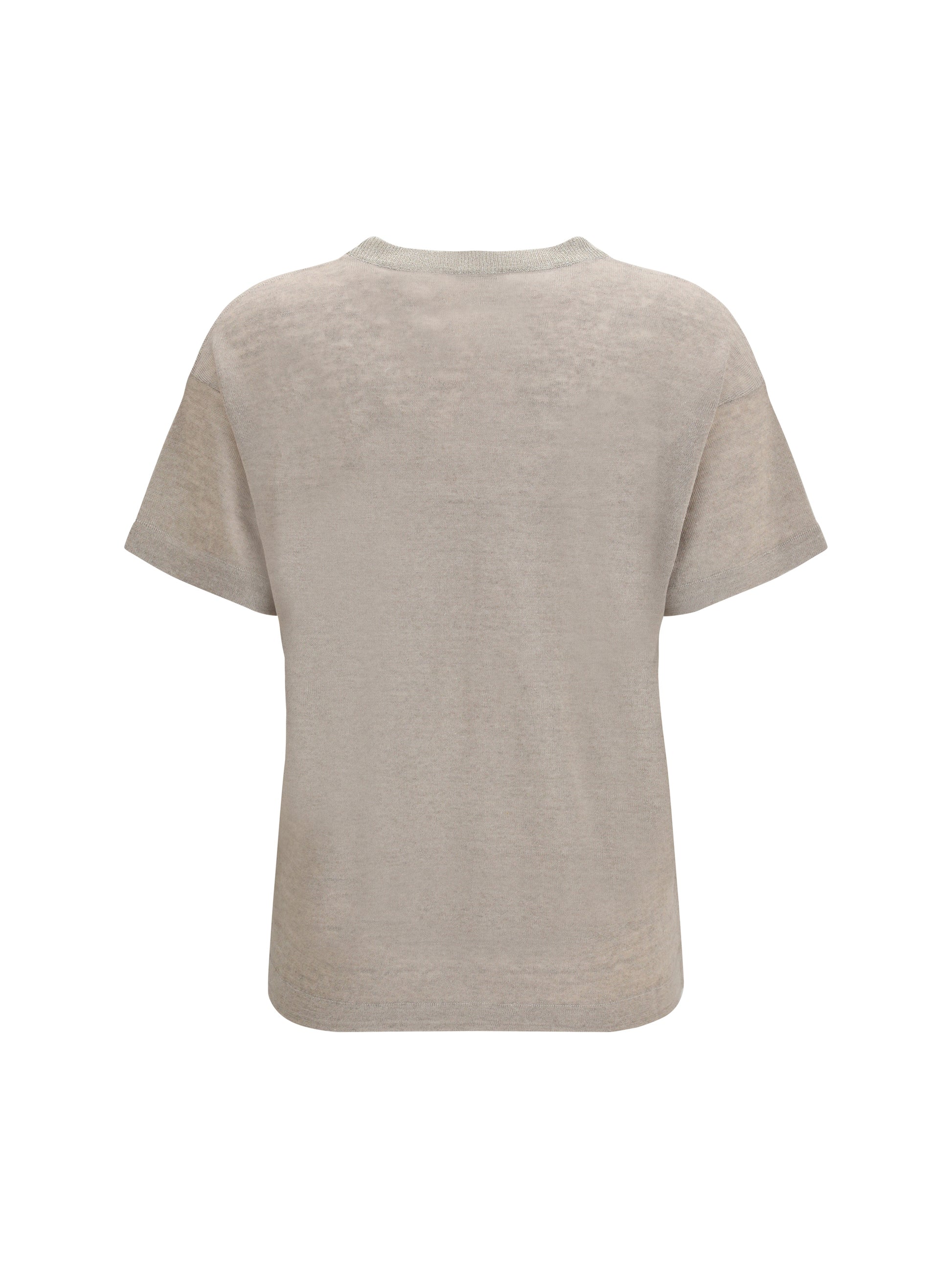 Brunello Cucinelli Women Crewneck Short-Sleeve T-Shirt BRUNELLO CUCINELLI