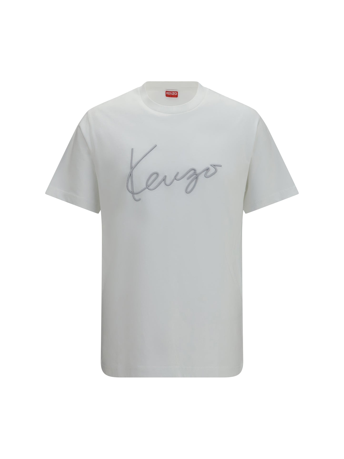 Kenzo Men Embroidered Signature Cotton T-Shirt KENZO
