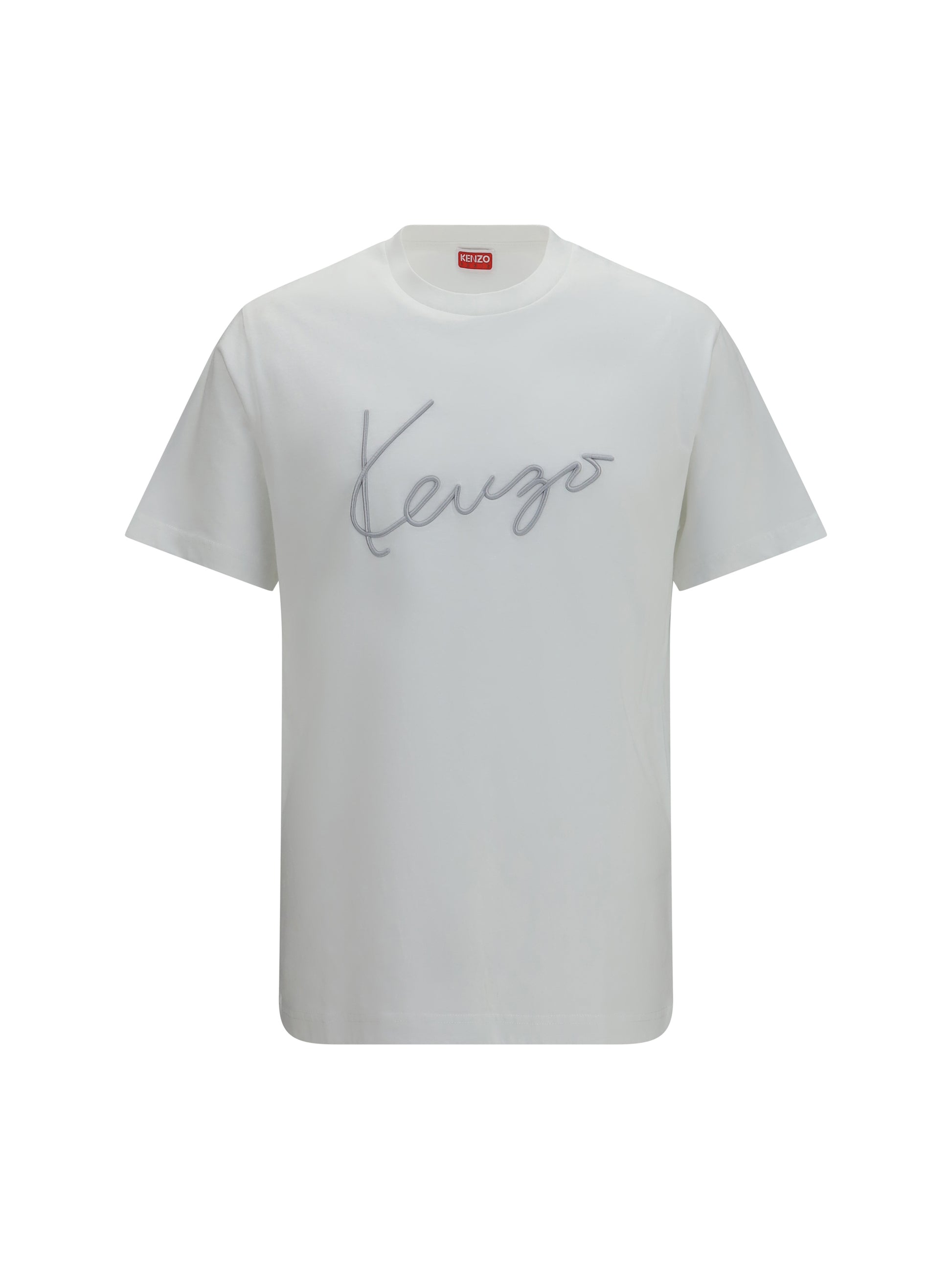 Kenzo Men Embroidered Signature Cotton T-Shirt KENZO