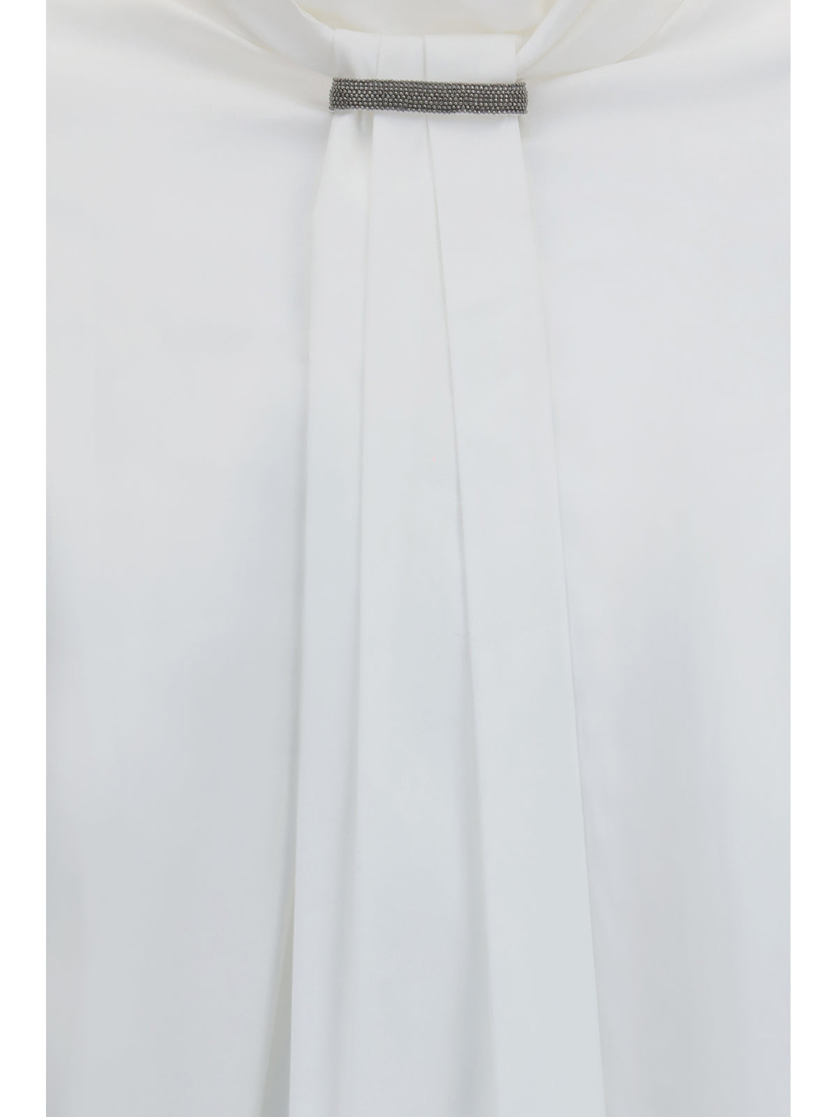 Brunello Cucinelli Women Blouse With Monili Decoration BRUNELLO CUCINELLI