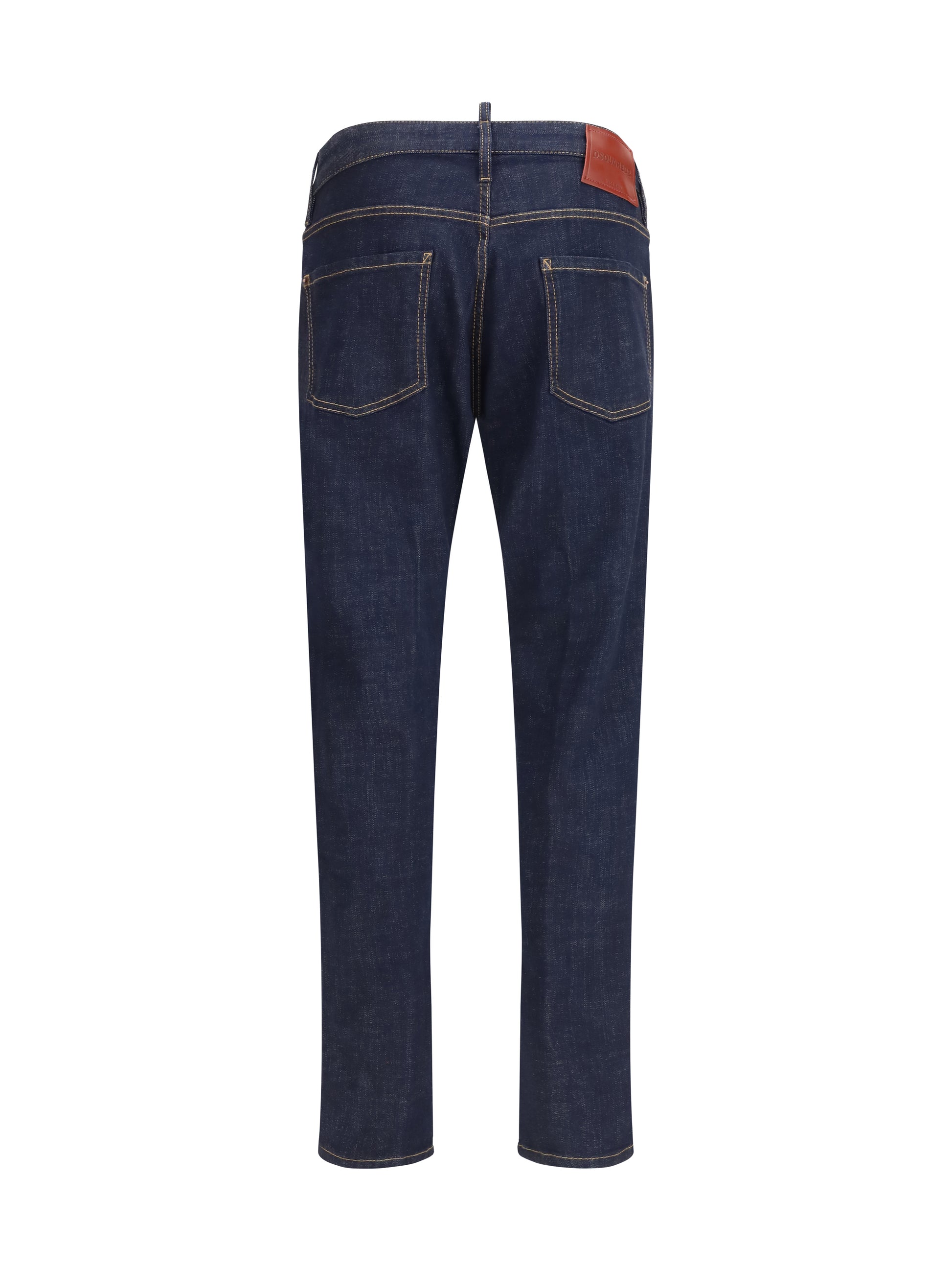 Dsquared2 Men Long Stretch Cotton Jeans DSQUARED2