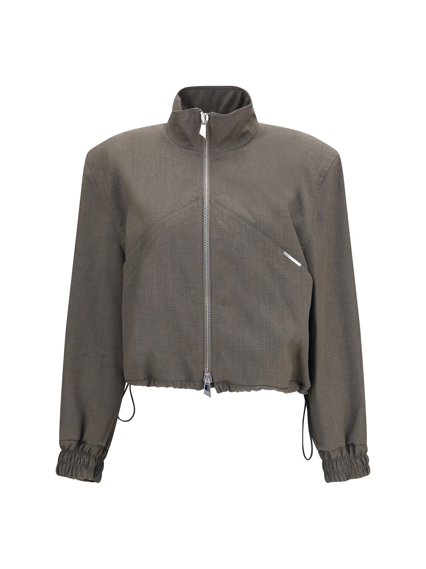 The Attico Women Wool-Blend Bomber THE ATTICO