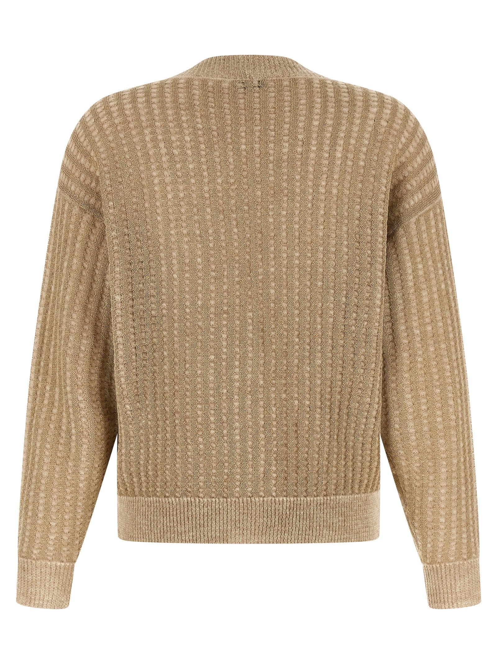 Peserico Women Waffle Lamé Cardigan PESERICO
