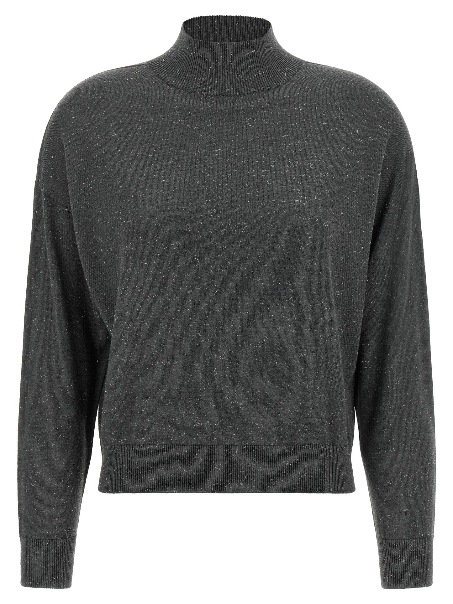 Peserico Women Lamé Thread Turtleneck Sweater PESERICO