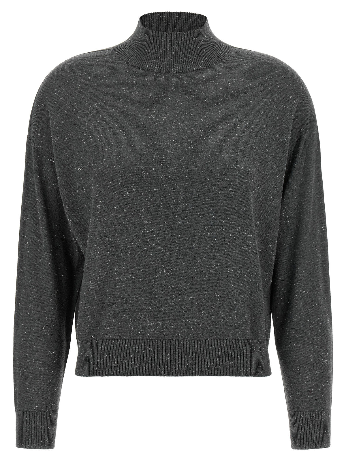 Peserico Women Lamé Thread Turtleneck Sweater PESERICO