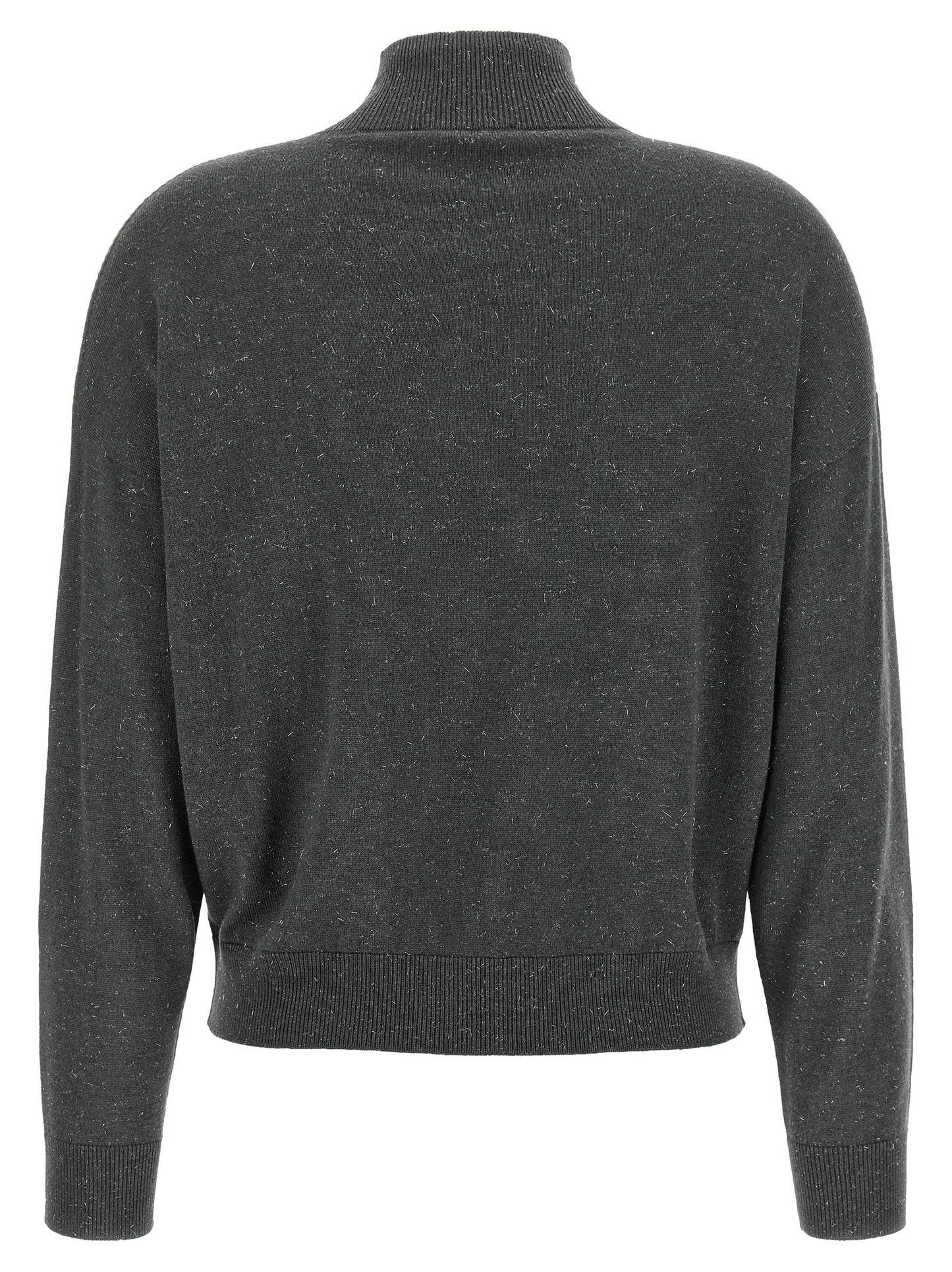 Peserico Women Lamé Thread Turtleneck Sweater PESERICO