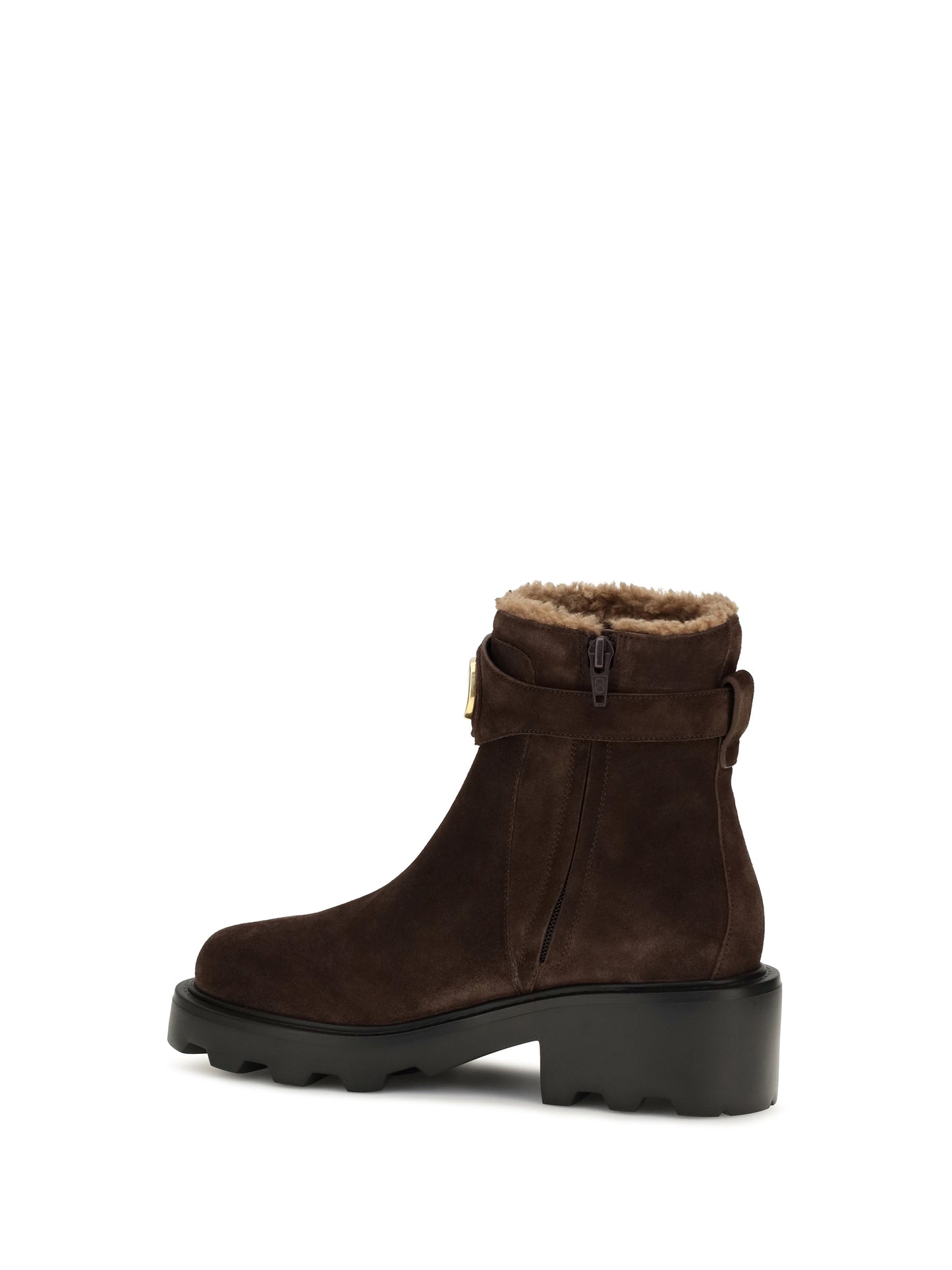 Valentino Garavani Women Vlogo Signature Leather Ankle Boots VALENTINO GARAVANI