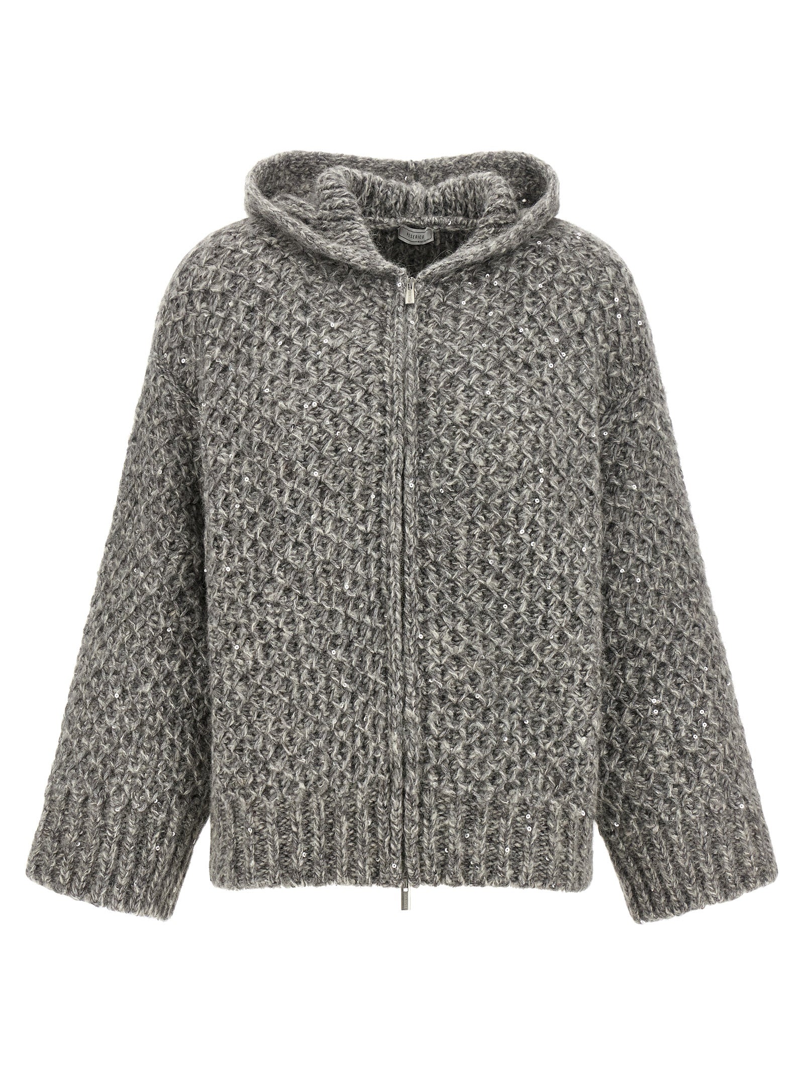 Peserico Women Zipped Hooded Cardigan PESERICO