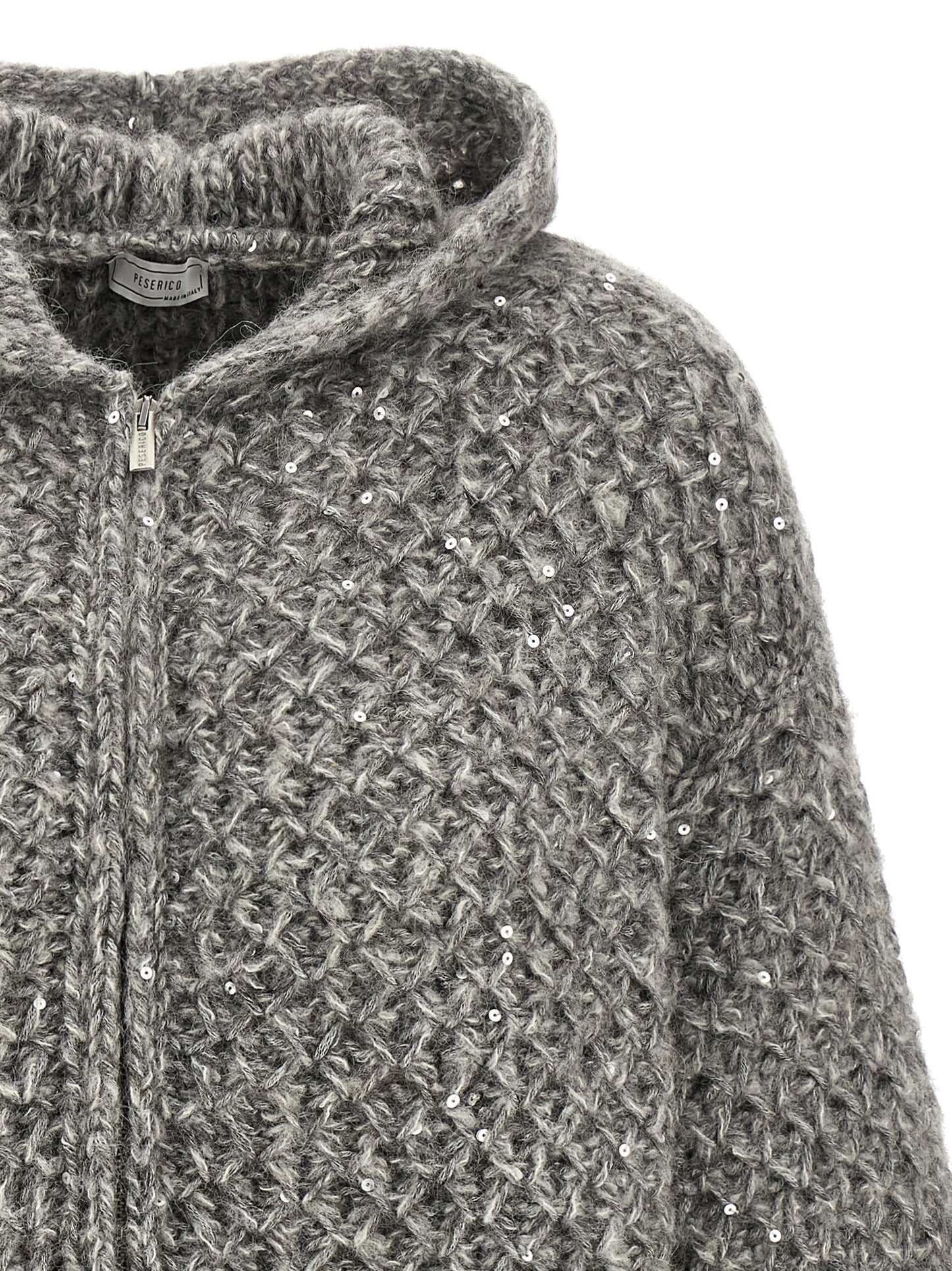 Peserico Women Zipped Hooded Cardigan PESERICO