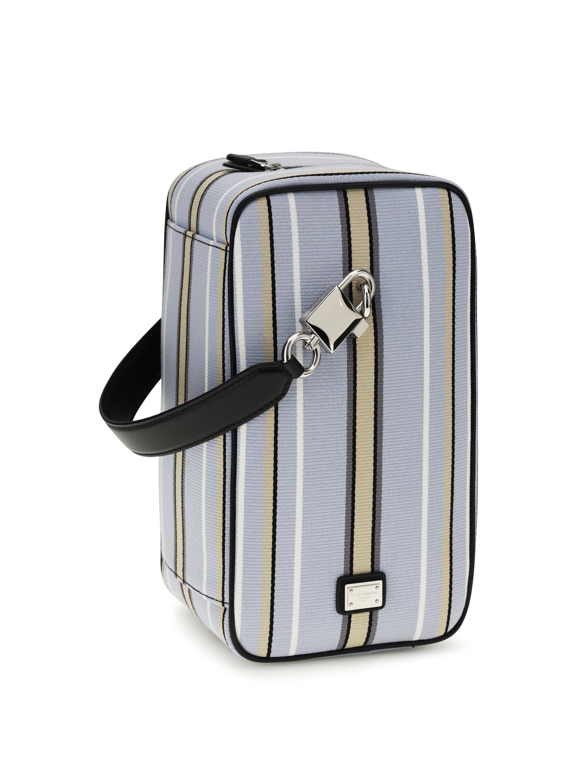 Dolce & Gabbana Men Lock Handbag In Jacquard Fabric DOLCE & GABBANA