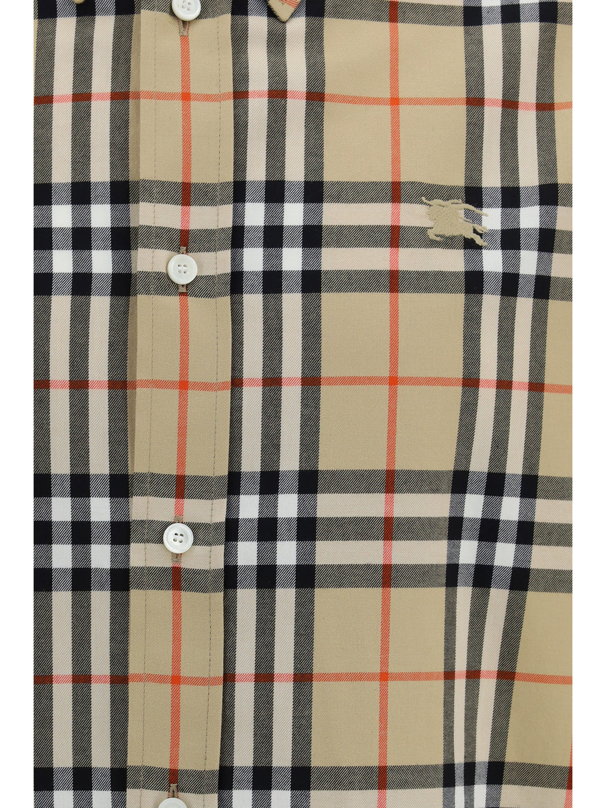 Burberry Men Check Cotton Shirt BURBERRY