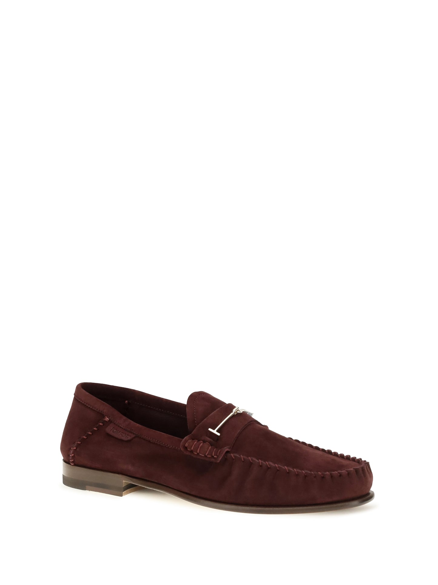 Tom Ford Women Suede Leather T-Strap Loafers TOM FORD
